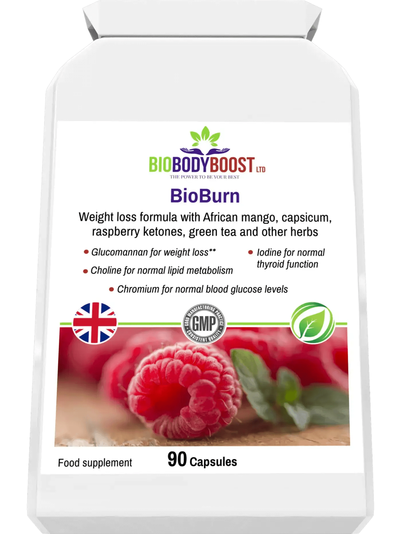 BioBurn - Glucomannan Raspberry Combination - BioBodyBoost