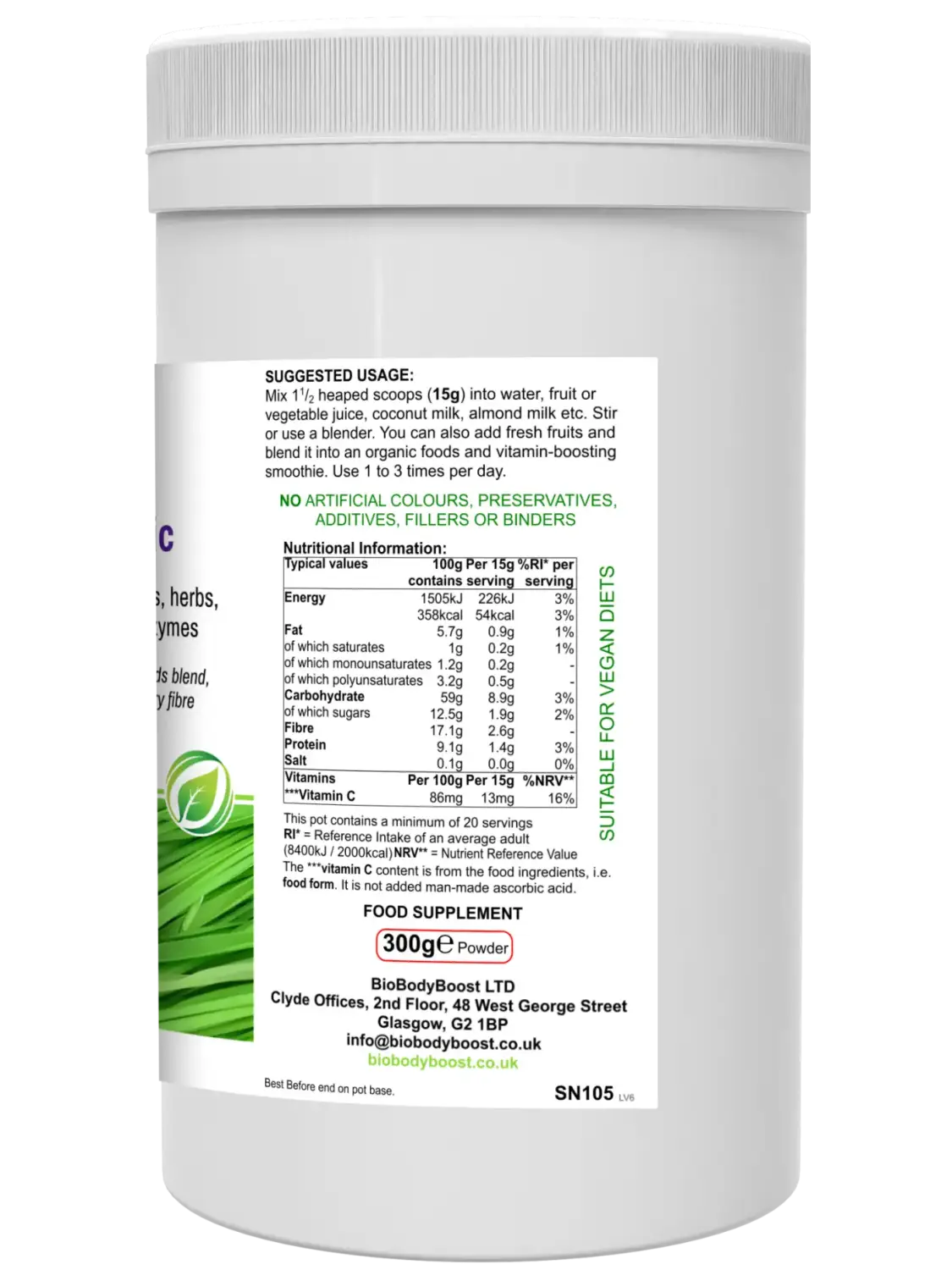 Meal Supplement Drinks | Organic Green Meal Shake | BioBodyBoost