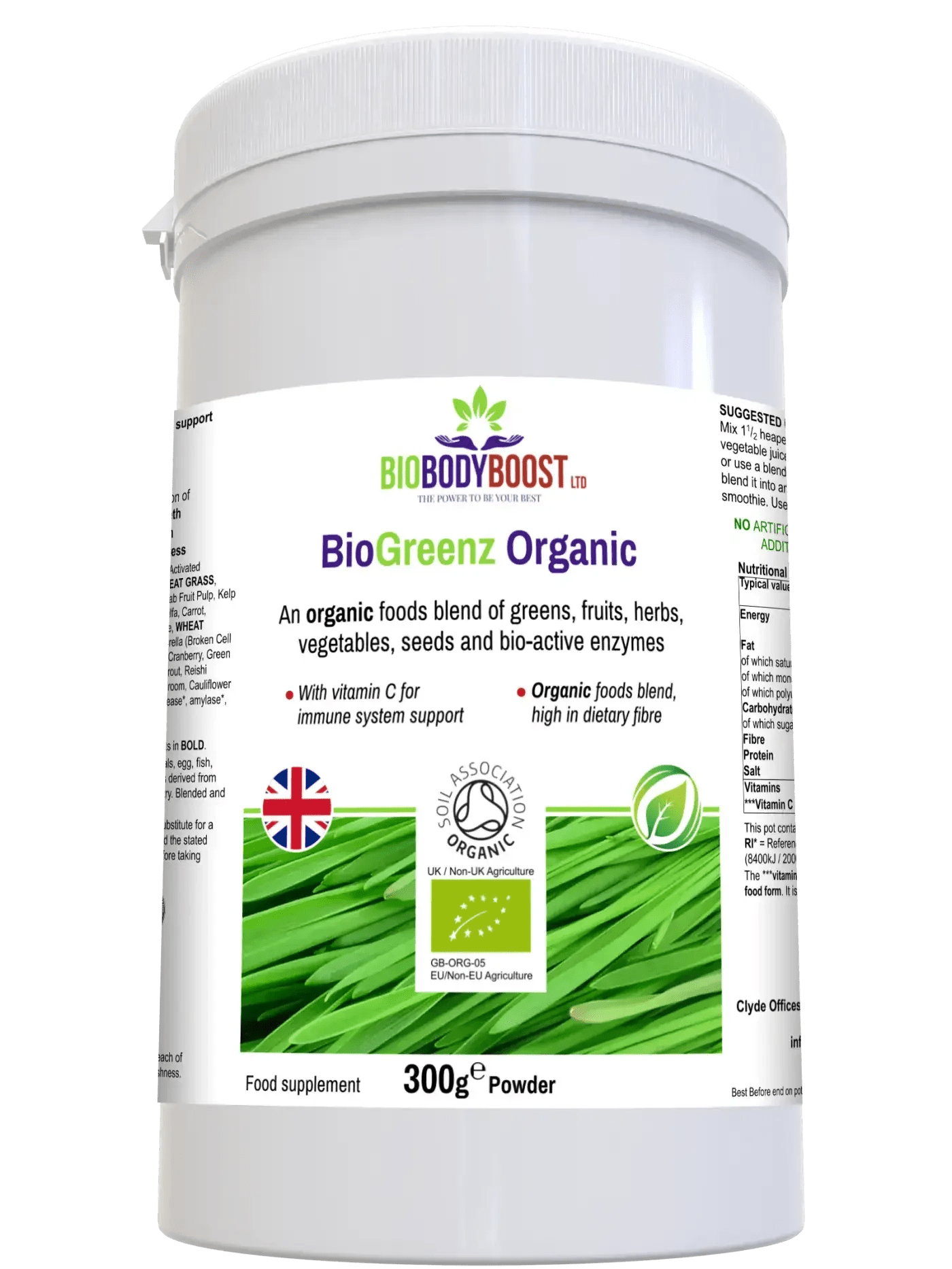 BioGreenz - Organic Green Meal Shake - Nutrition Drinks & Shakes