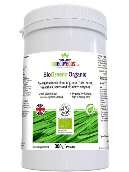 BioGreenz Organic Green Meal Shake - Complete Plant-Based Nutrition - BioBodyBoost