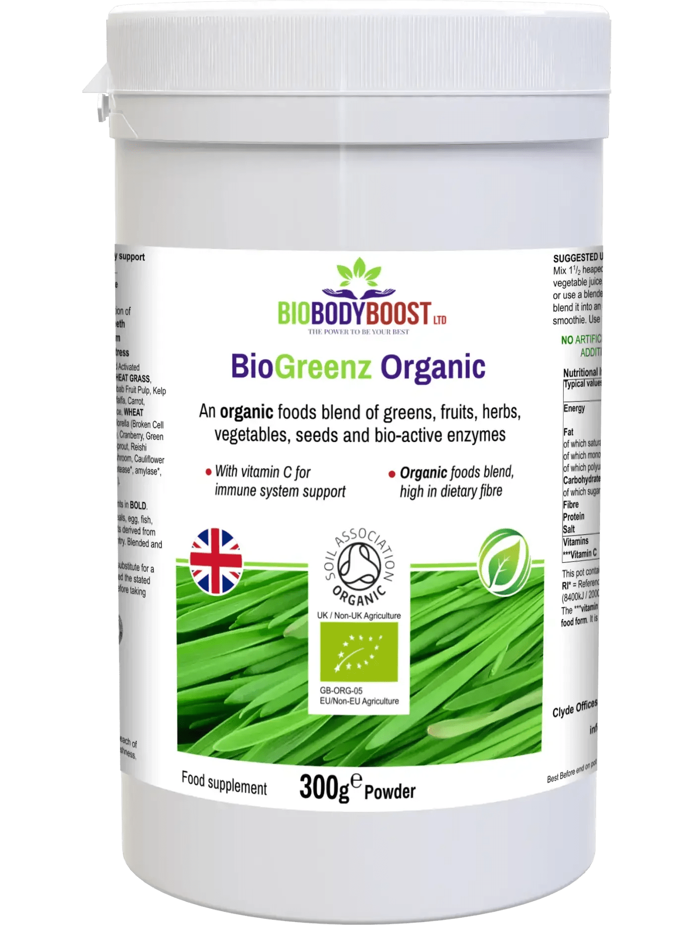 BioGreenz - Organic Green Meal Shake - Nutrition Drinks & Shakes