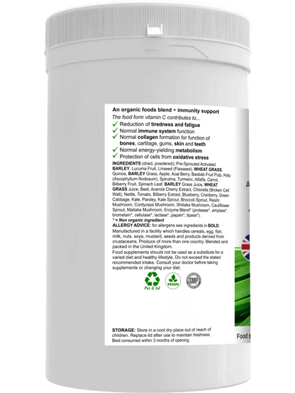 BioGreenz Organic Green Meal Shake - Complete Plant-Based Nutrition - BioBodyBoost