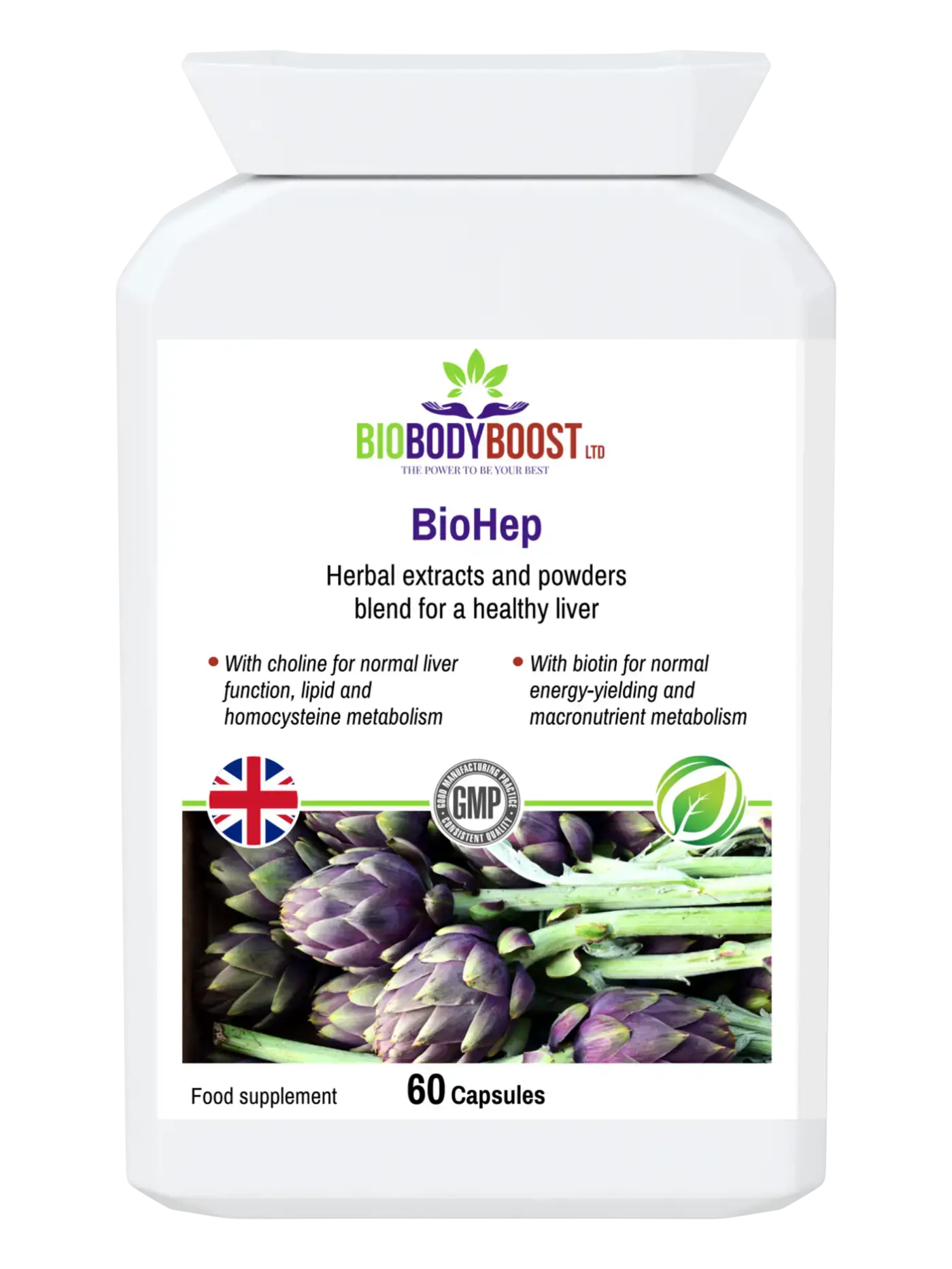 BioHep Herbal Blend for Liver Function Support - Premium Vitamins & Supplements from BioBodyBoost - Just £14.99! Shop now at BioBodyBoost
