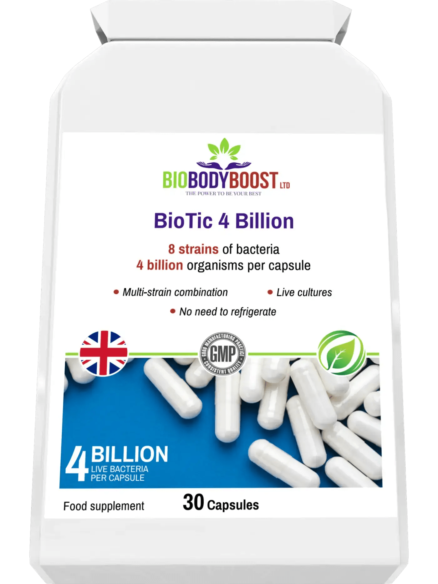 BioTic 4 Billion - Multi-Strain Live Culture Combination - Vitamins & Supplements