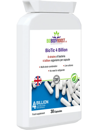 BioTic 4 Billion - Multi-Strain Live Culture Combination - BioBodyBoost