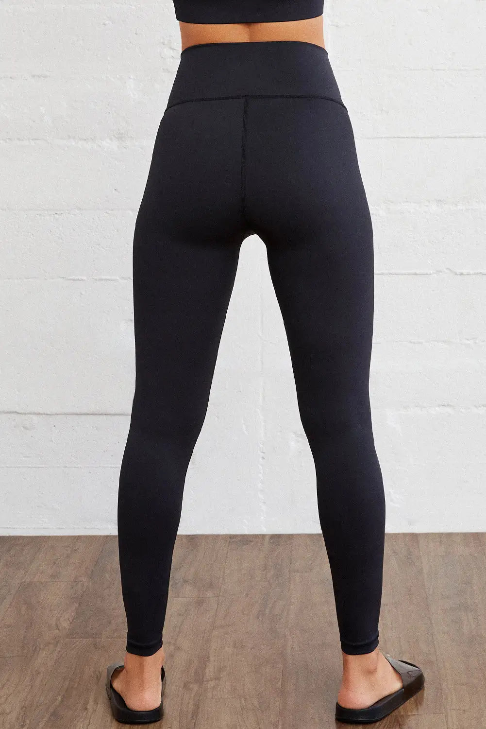 Black Arched Waist Seamless Active Leggings - Activewear