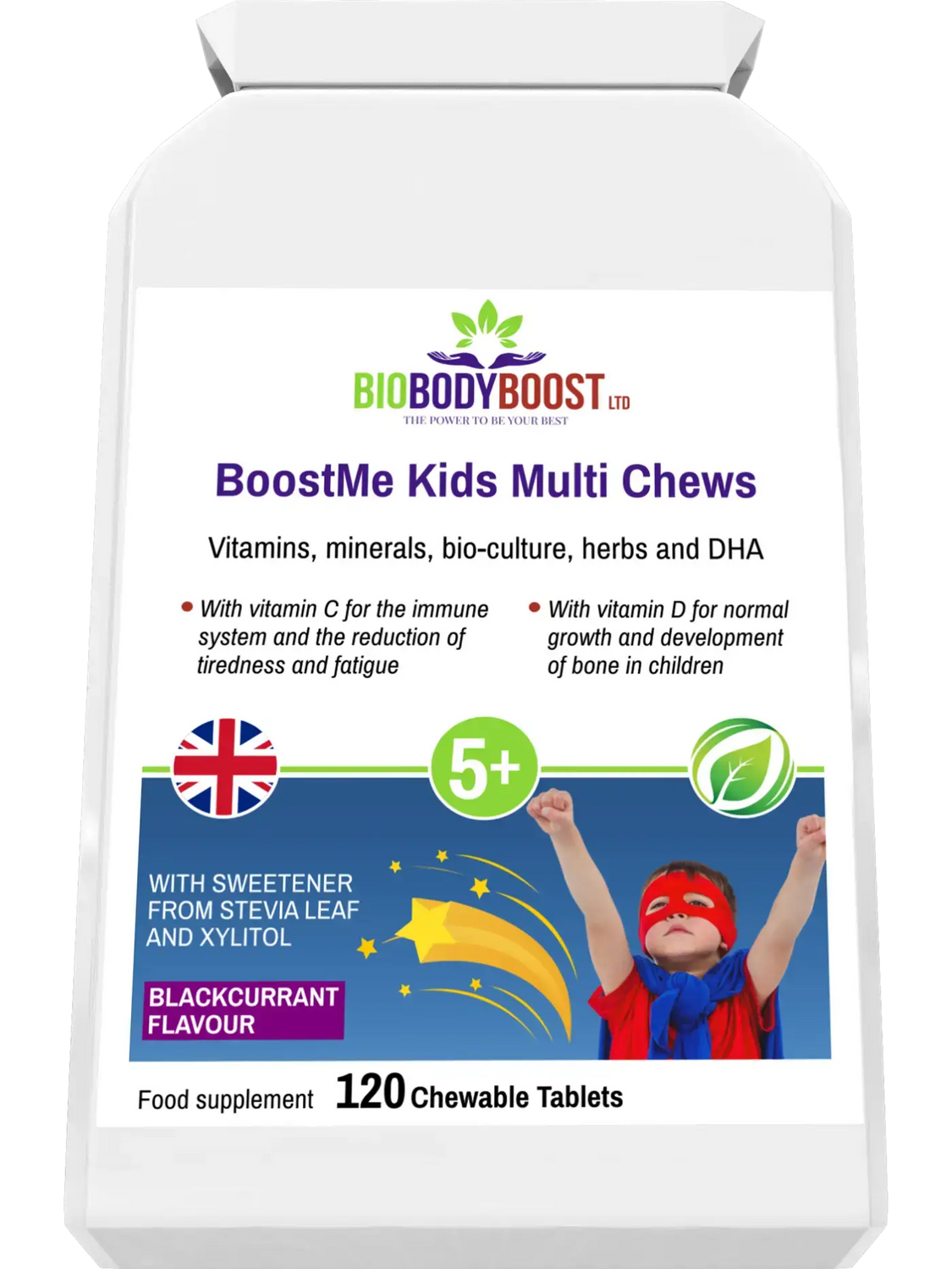 BoostMe Kids Multi Chews - Multivitamins For Nutrition Gels & normal