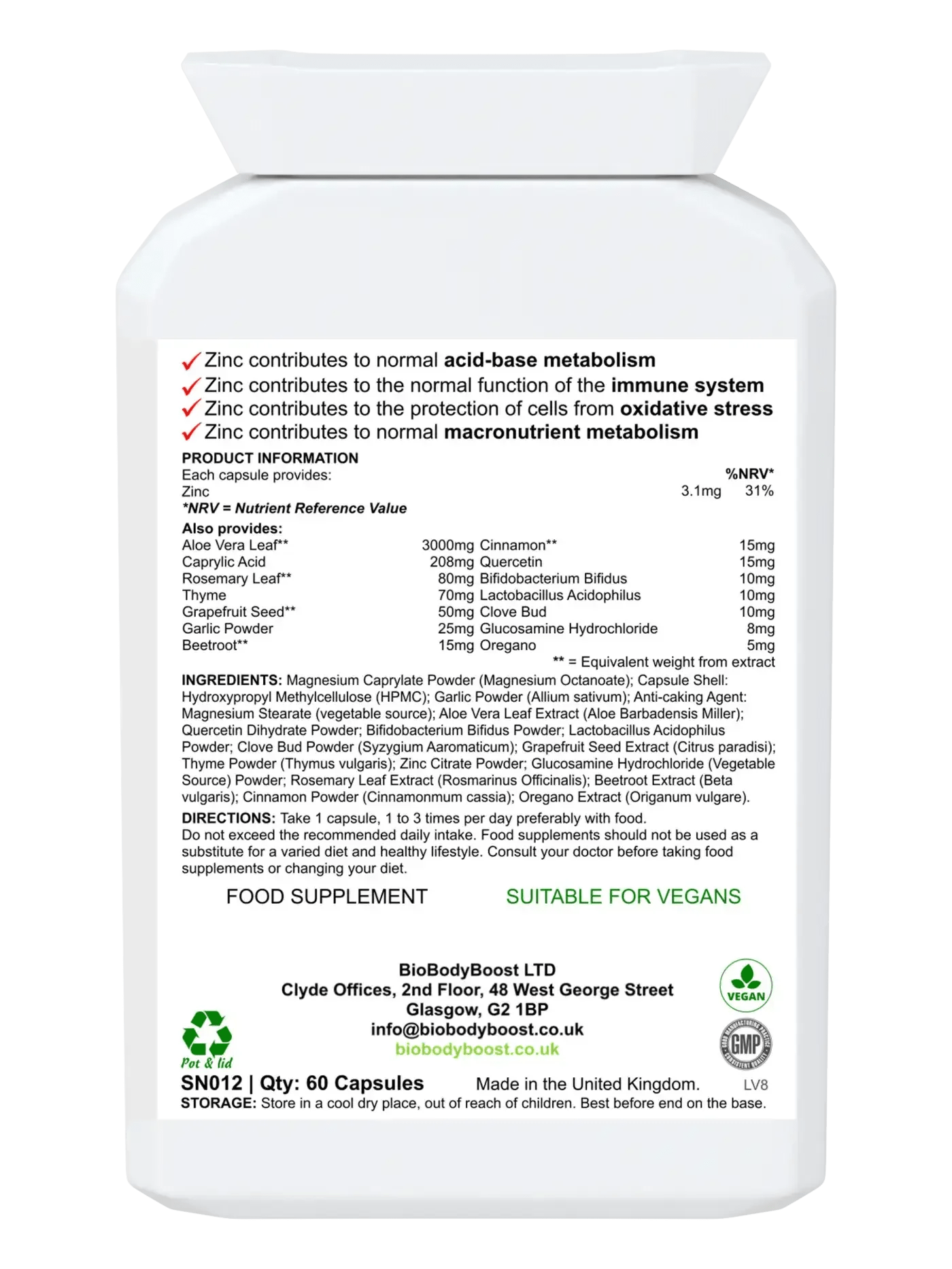 CapryBio - Gastrointestinal Complex - Digestive Supplements