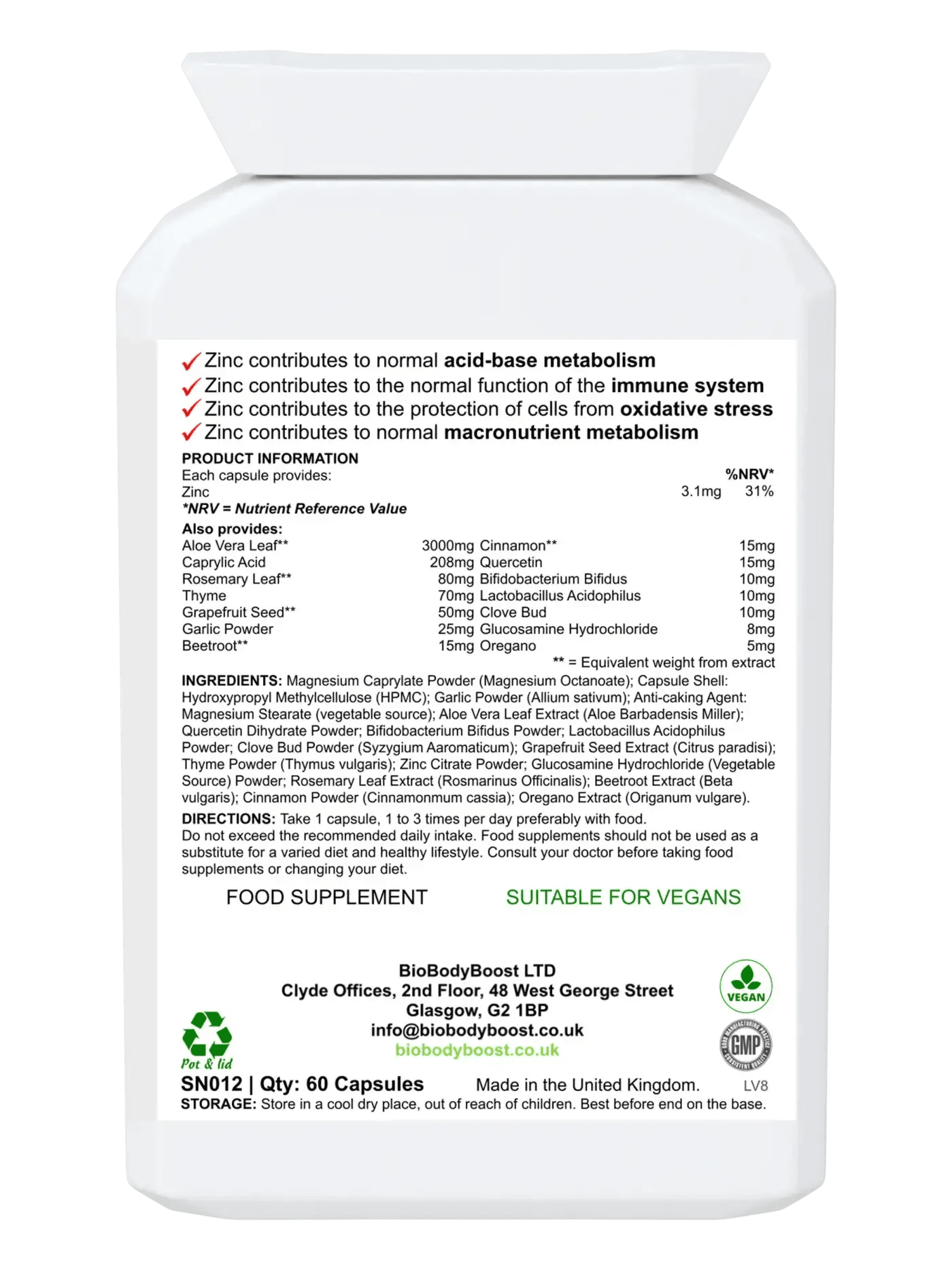 CapryBio - Gastrointestinal Complex - BioBodyBoost