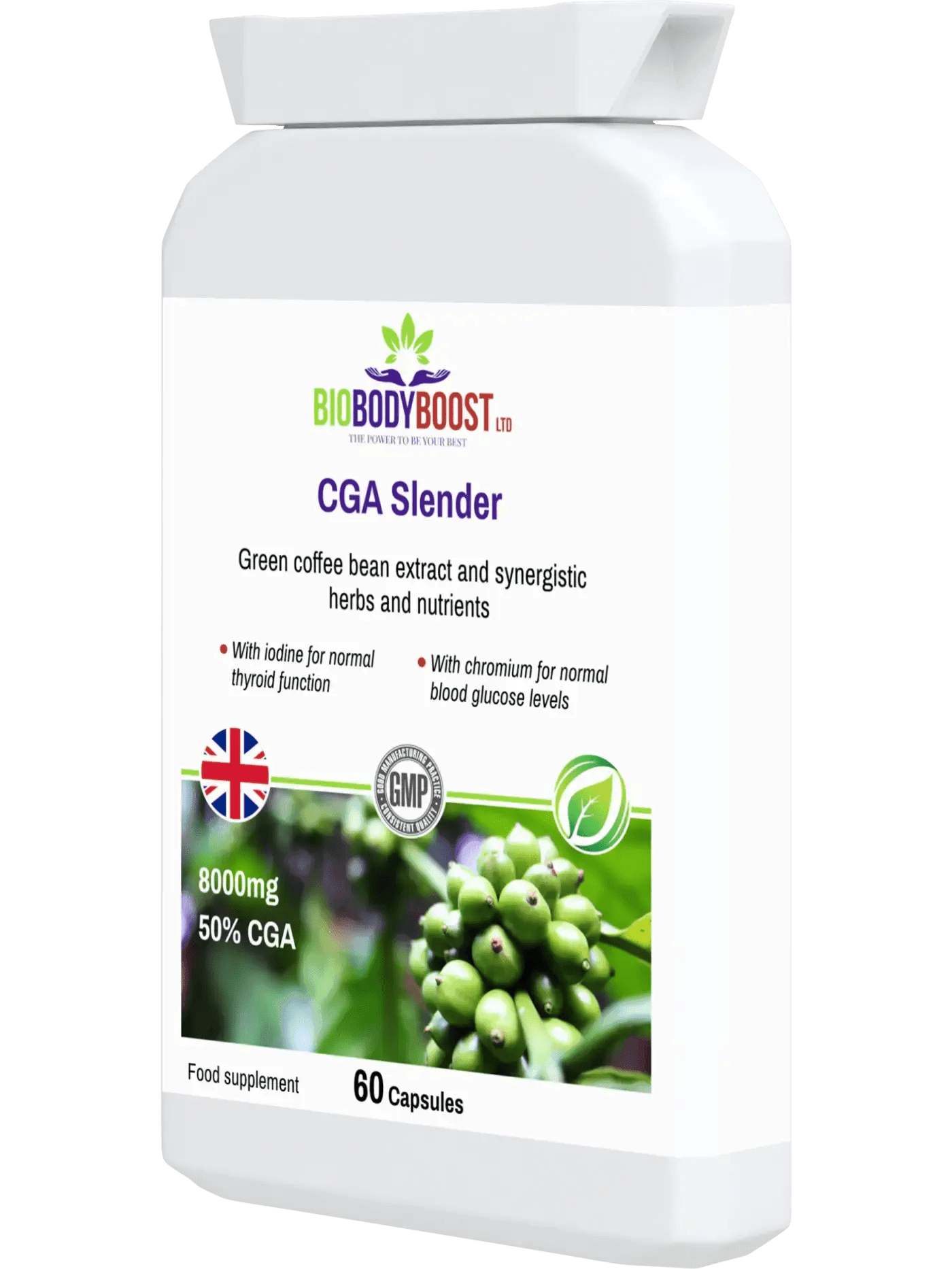 CGA Slender - Green Coffee 8000 - BioBodyBoost