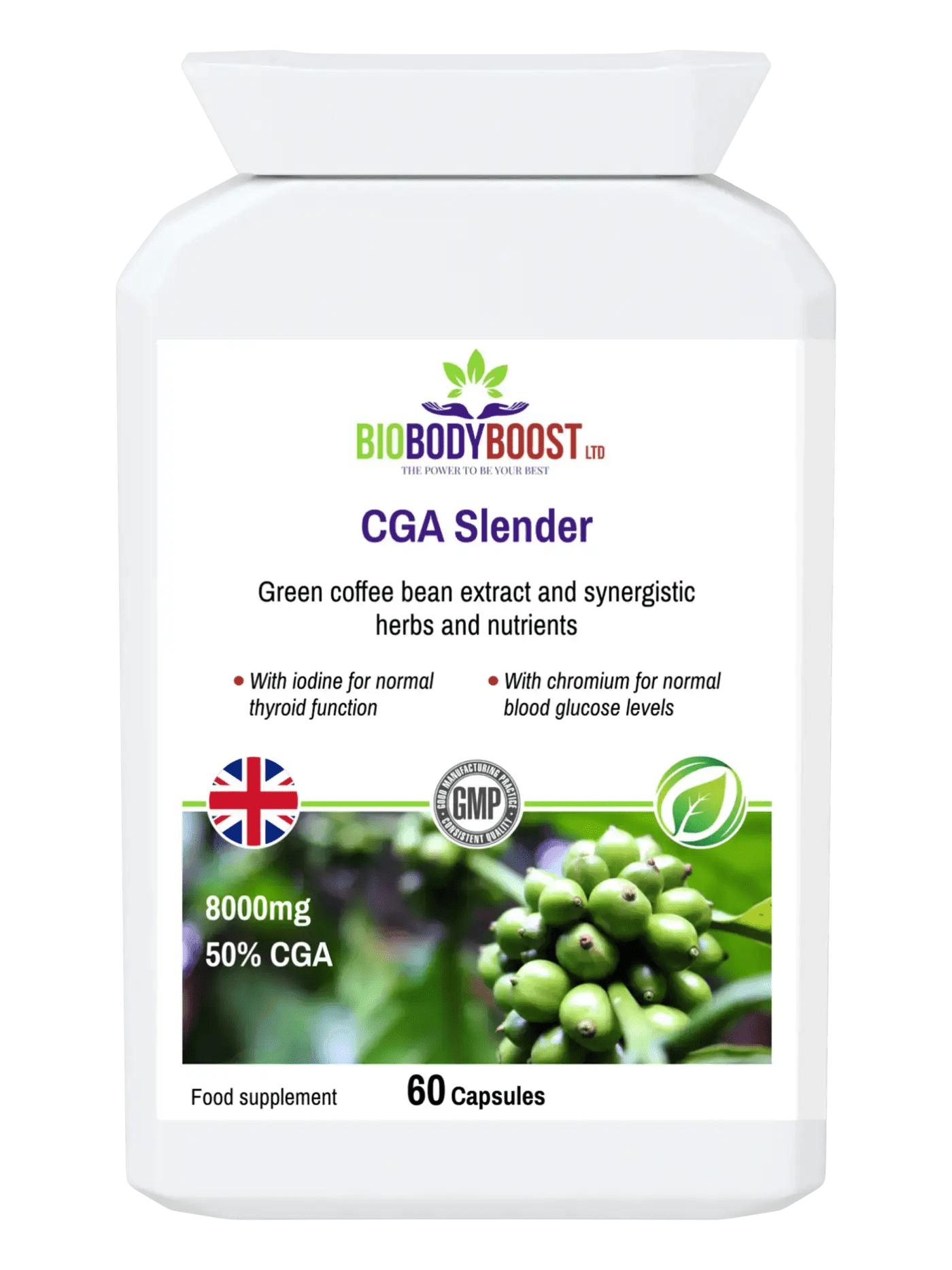 CGA Slender - Green Coffee 8000 - BioBodyBoost