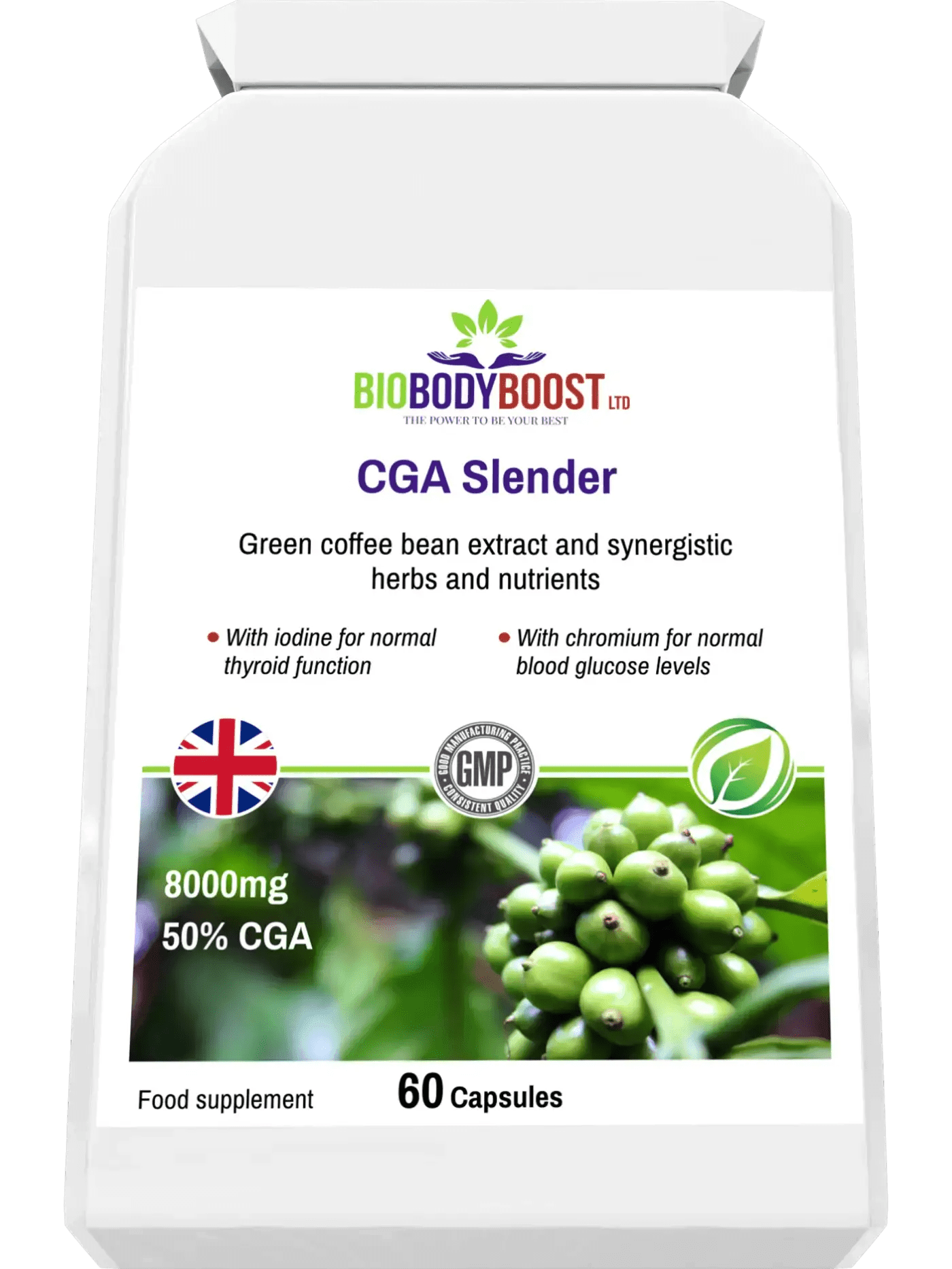 CGA Slender - Green Coffee 8000 - BioBodyBoost