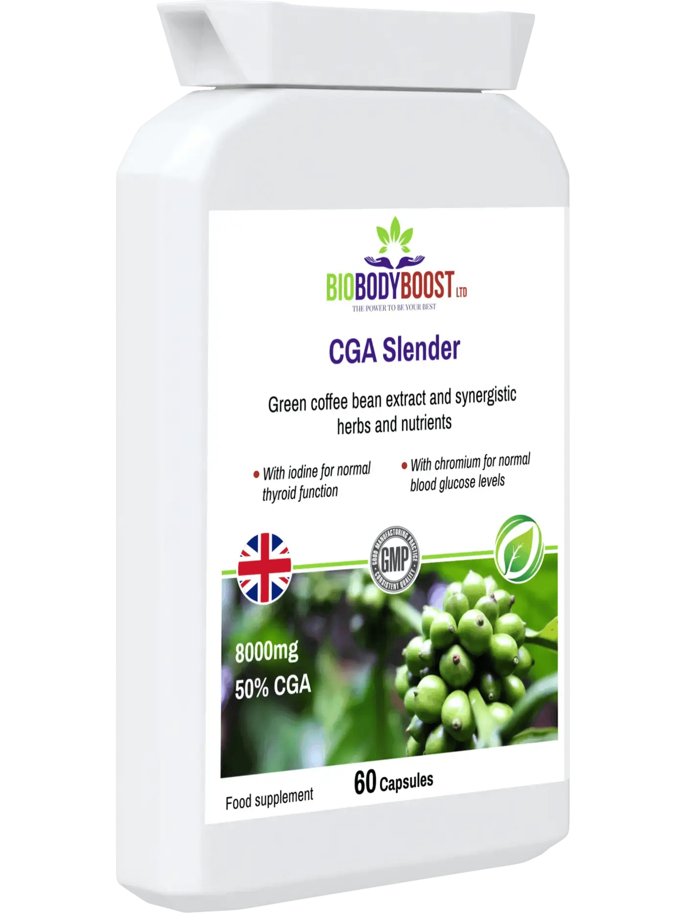 CGA Slender - Green Coffee 8000 - BioBodyBoost