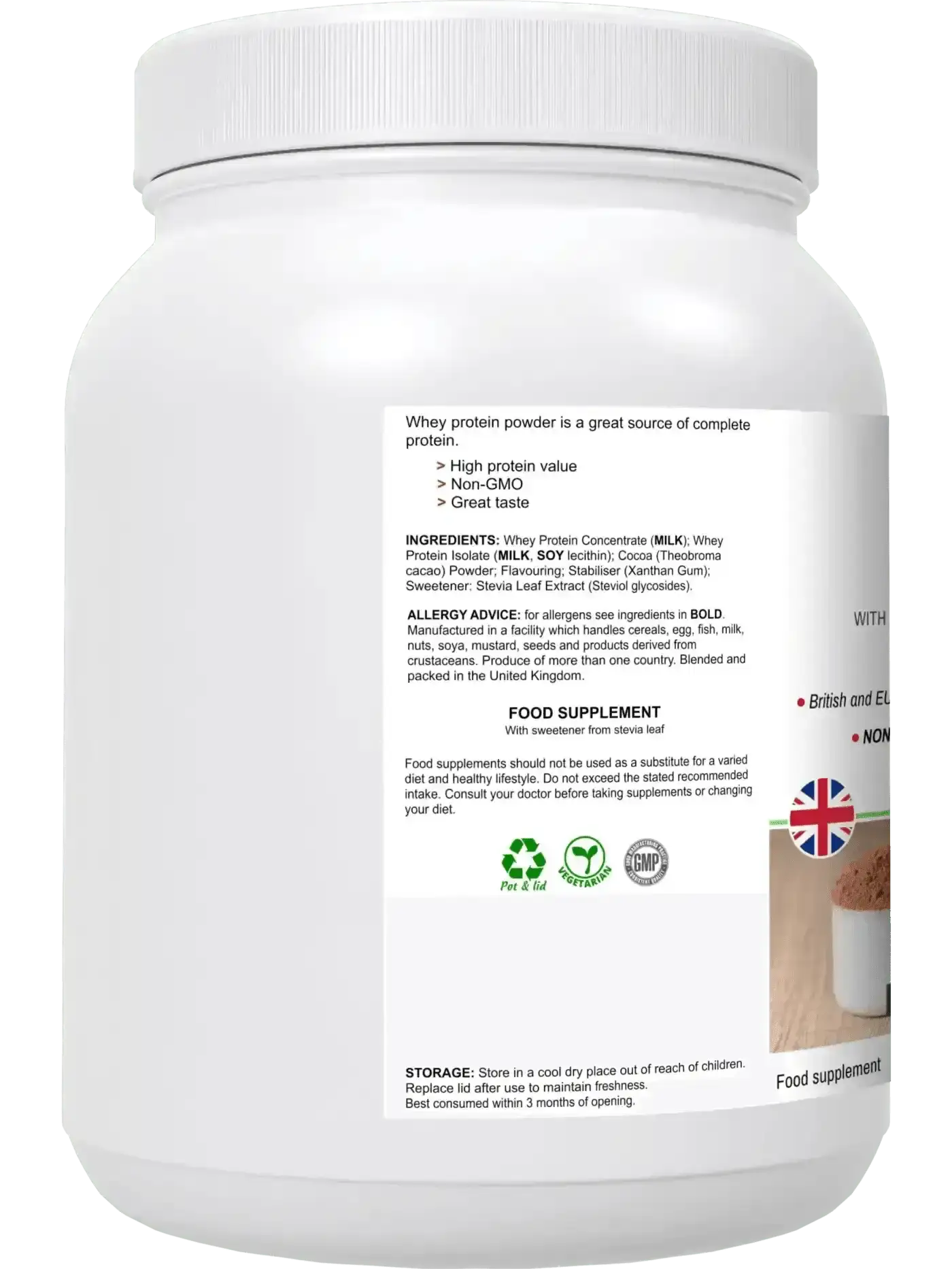 BioBodyBoost Protein Powders WheyPro - Chocolate Whey Protein Powder