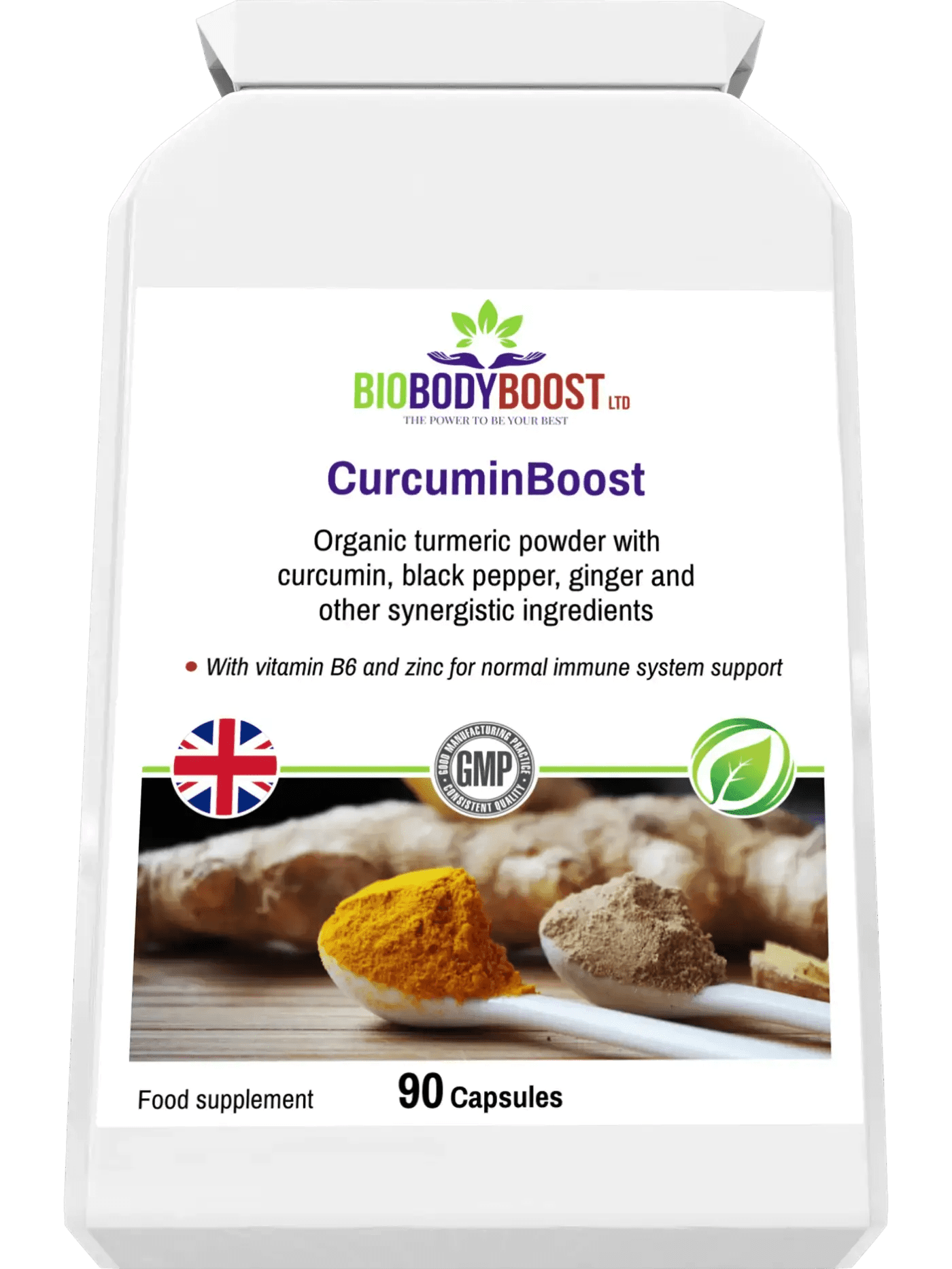 CurcuminBoost - Turmeric Herbal Combination - BioBodyBoost