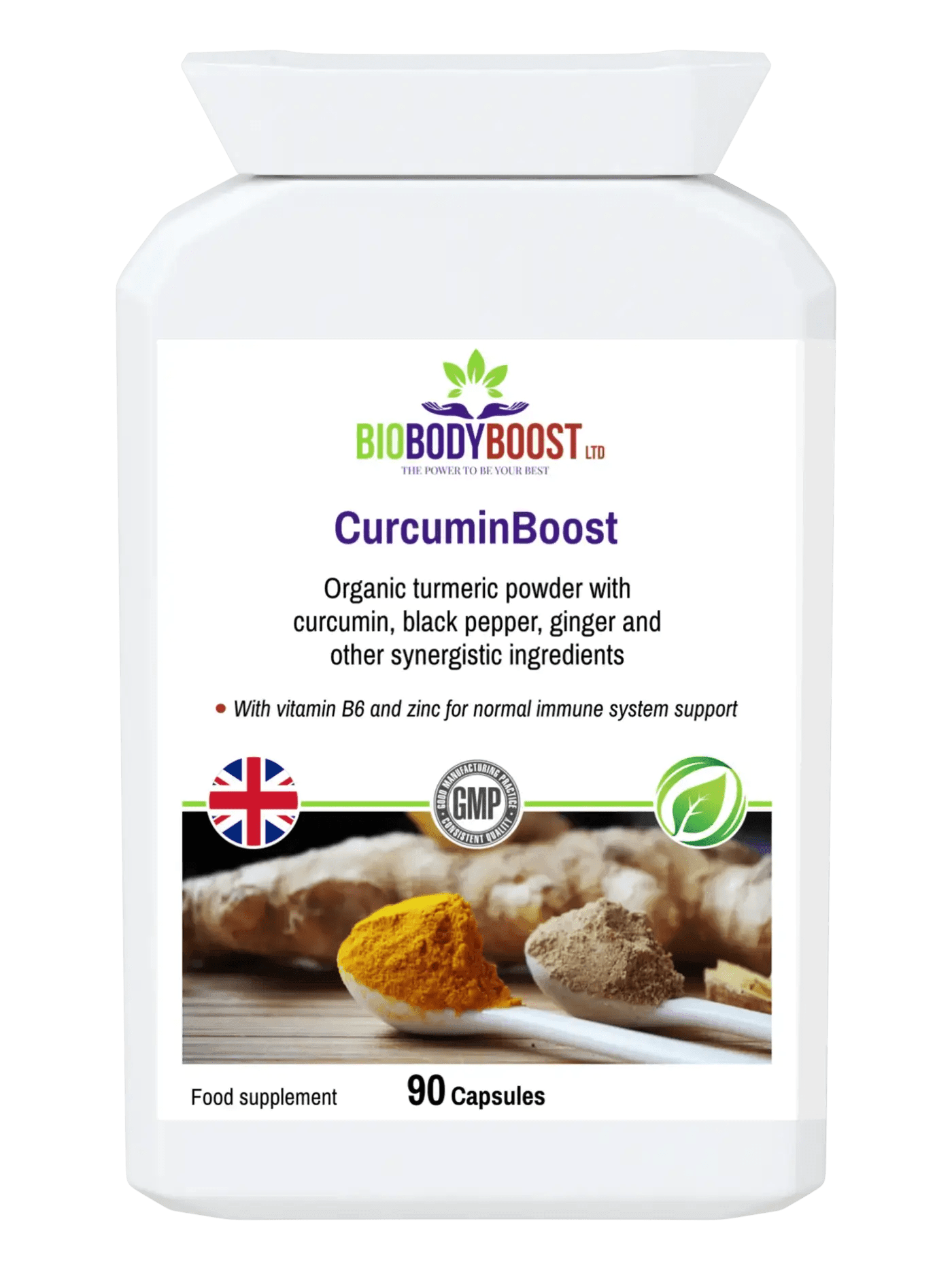 CurcuminBoost - Turmeric Herbal Combination - BioBodyBoost