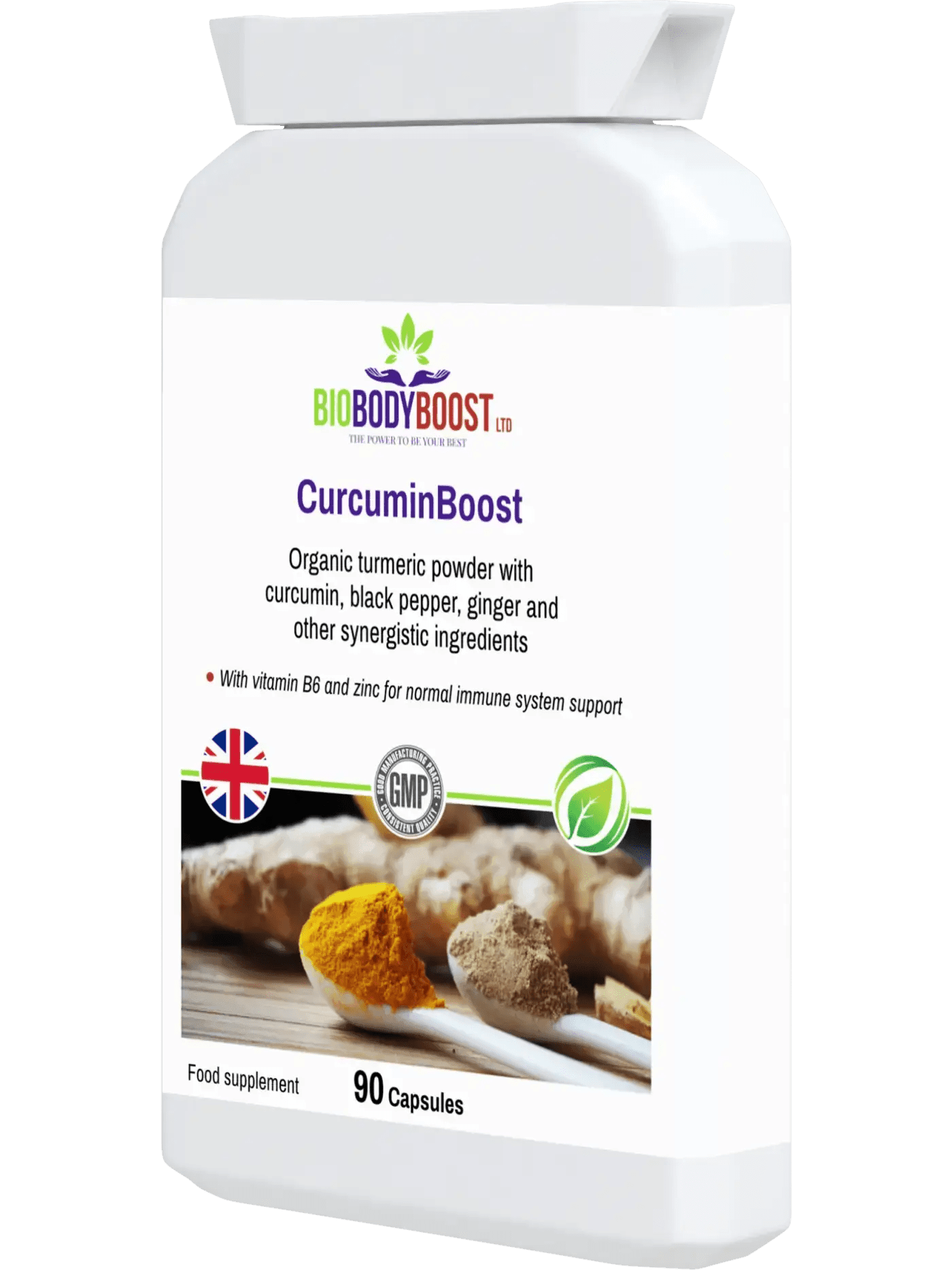 CurcuminBoost - Turmeric Herbal Combination - BioBodyBoost