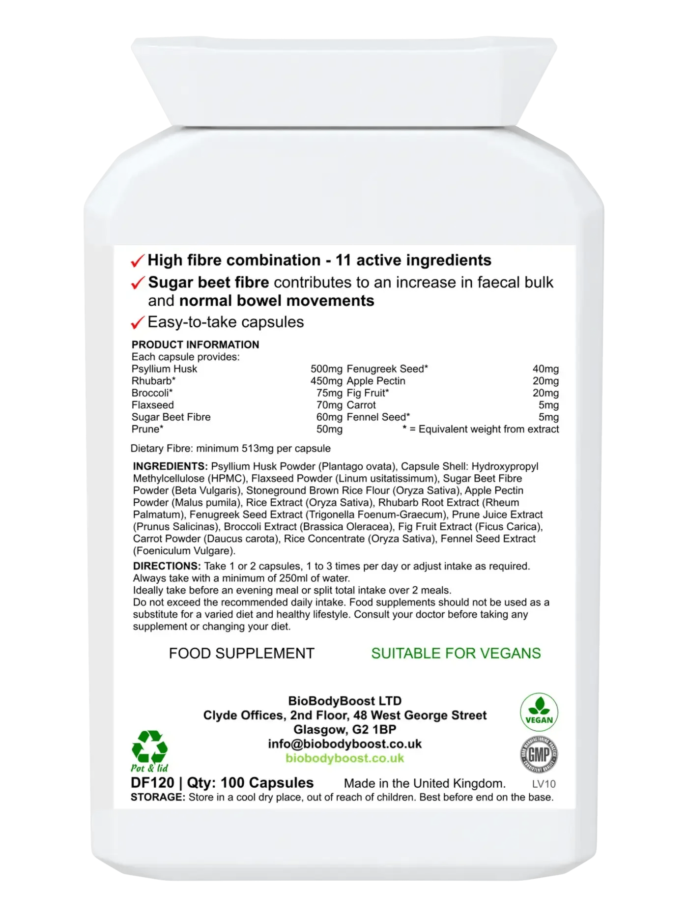 FibreFix - Dietary Fibre - Food Supplement