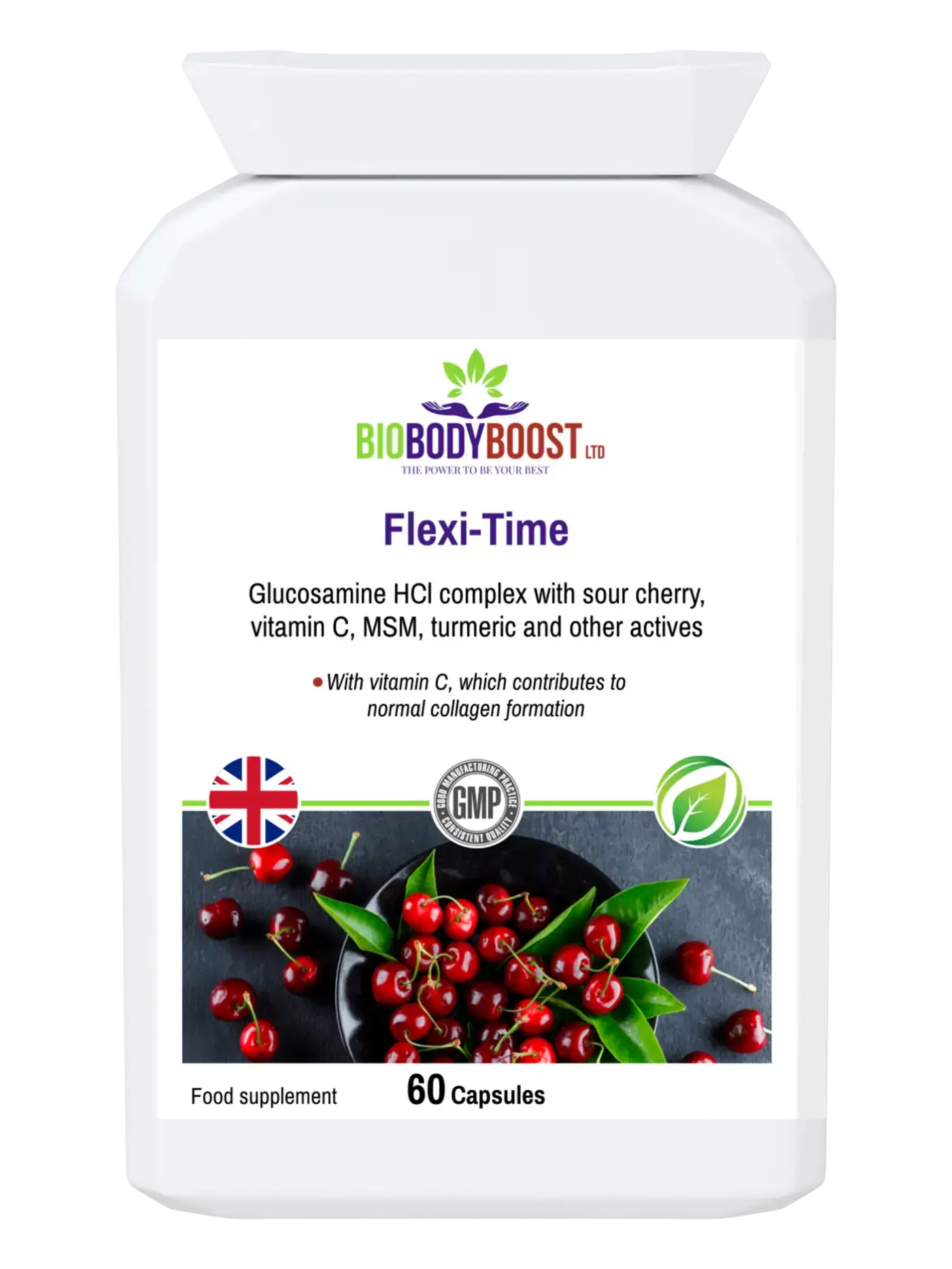 Flexi-Time Glucosamine HCL Complex - Premium Vitamins & Supplements from BioBodyBoost - Just £16.99! Shop now at BioBodyBoost