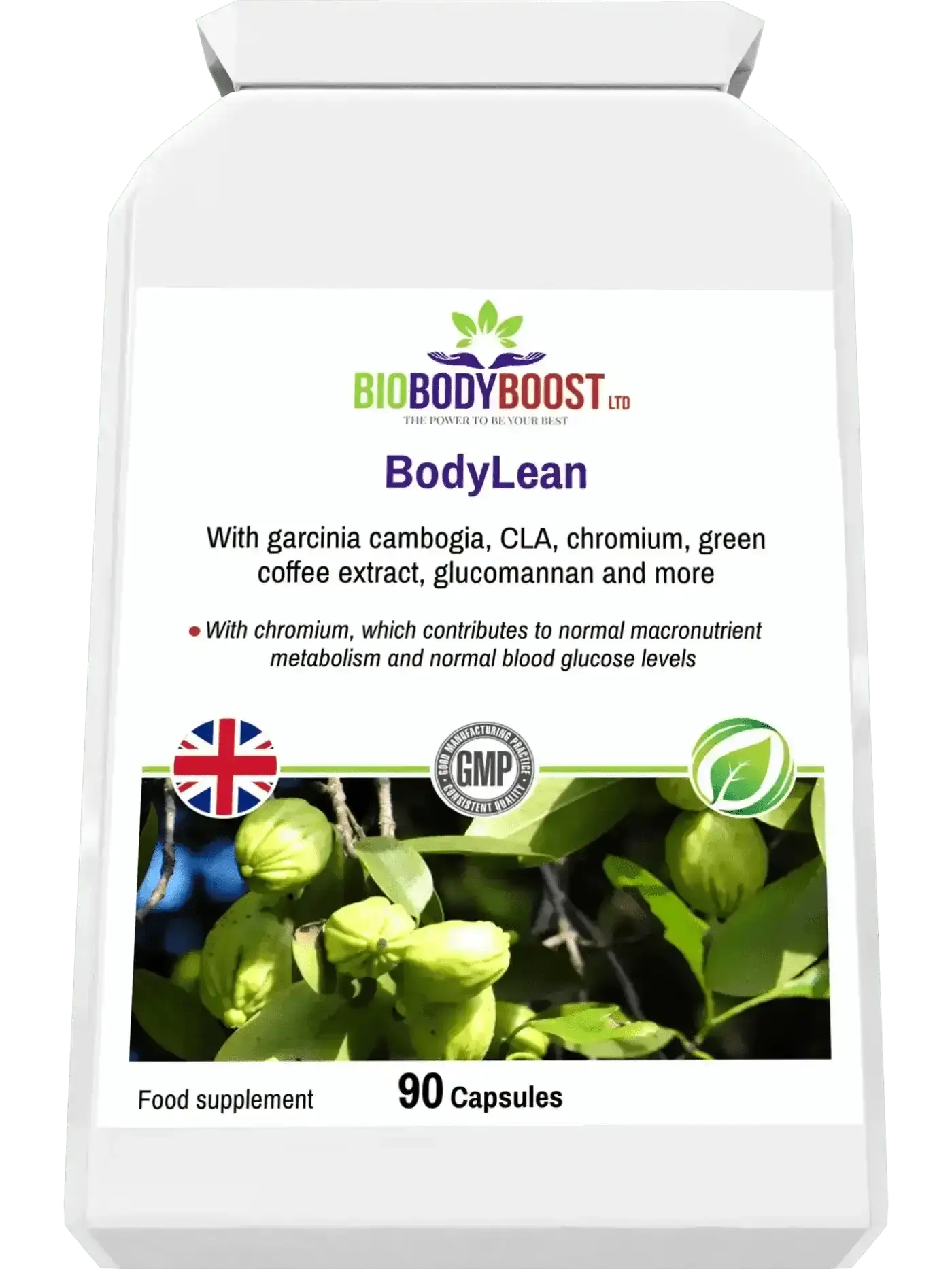BodyLean garcinia cambogia UK — 5-active weight management formula with glucomannan satiety support