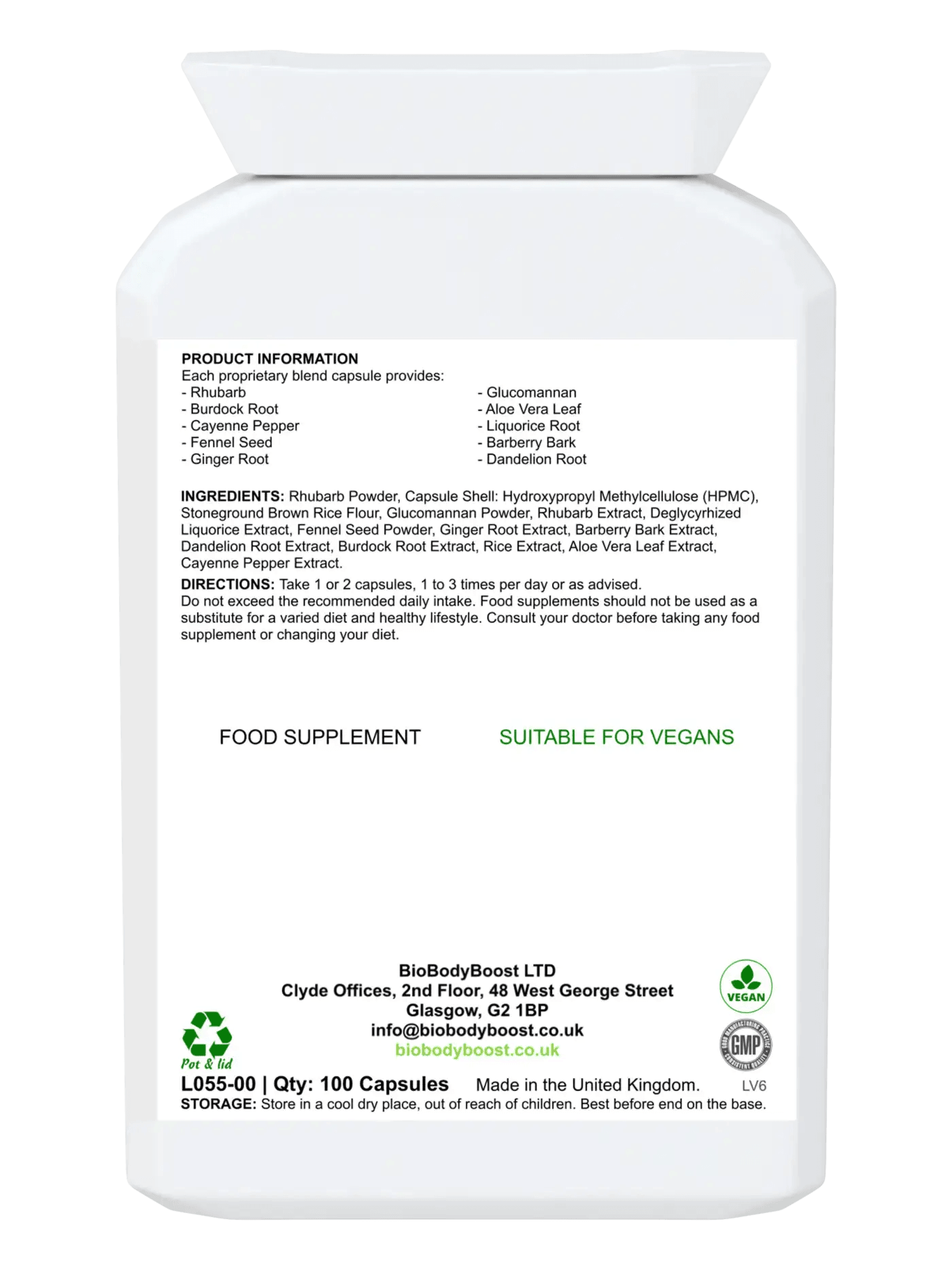 Herbal Colonix - Colon Care - BioBodyBoost