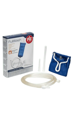 Home Enema Kit UK — reusable colon cleansing kit with enema bag and tubing by BioBodyBoost, complete kit shown