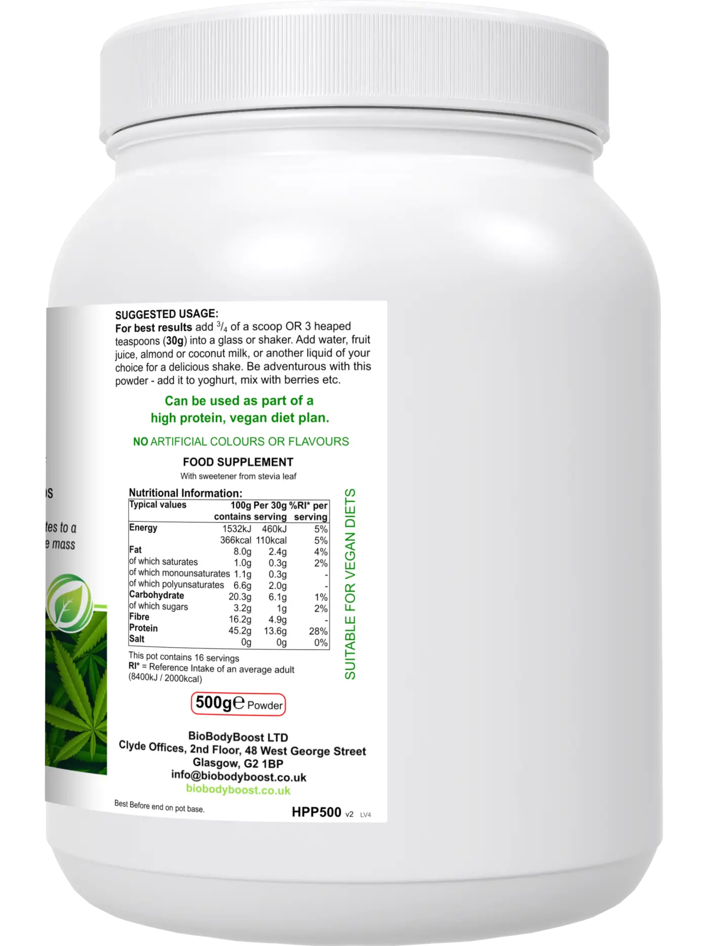 Vegan Protein Powder | Best Vegan Protein Powder | BioBodyBoost