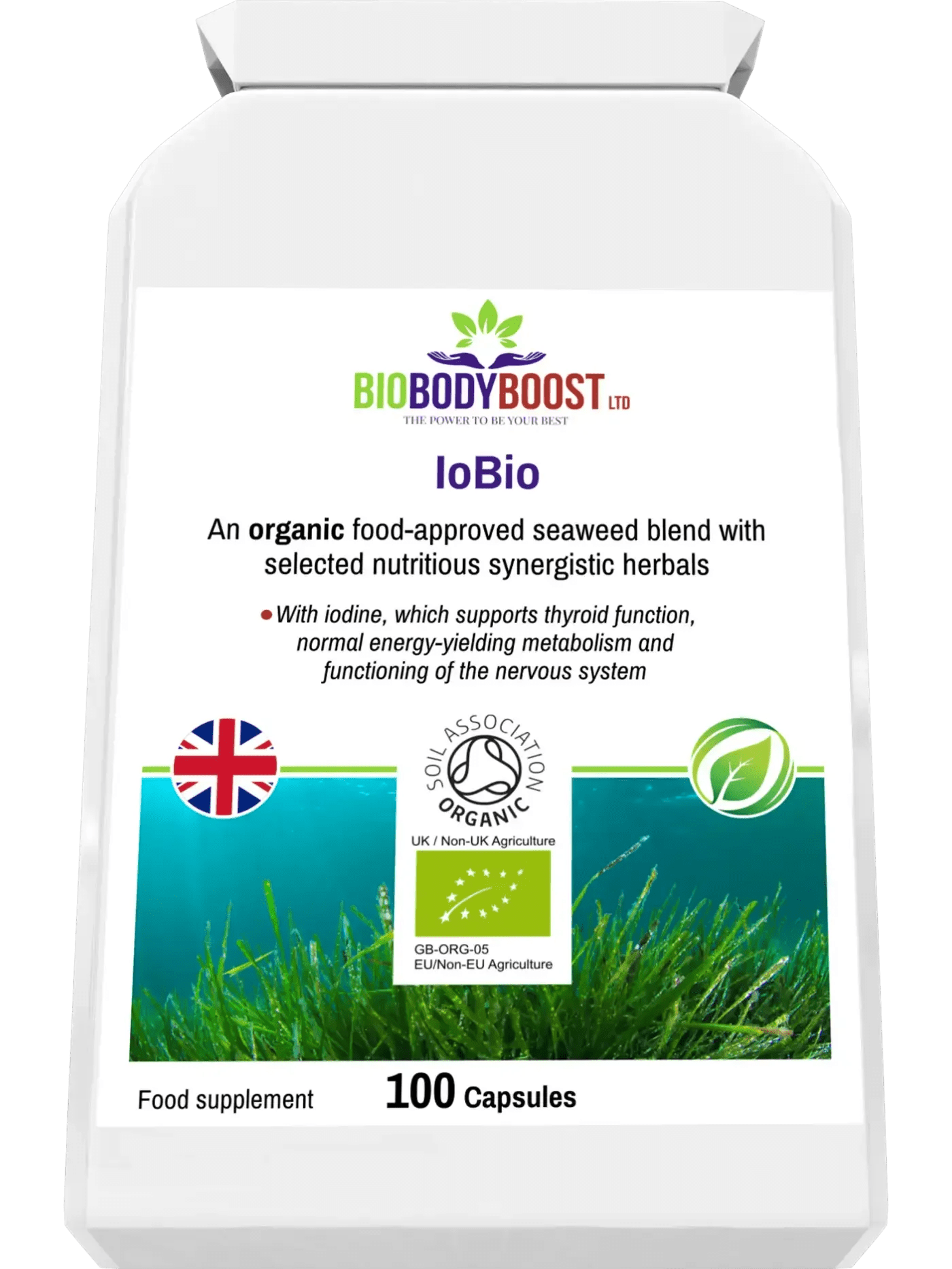 IoBio - Organic Seaweed Herbal Combination - Vitamins & Supplements