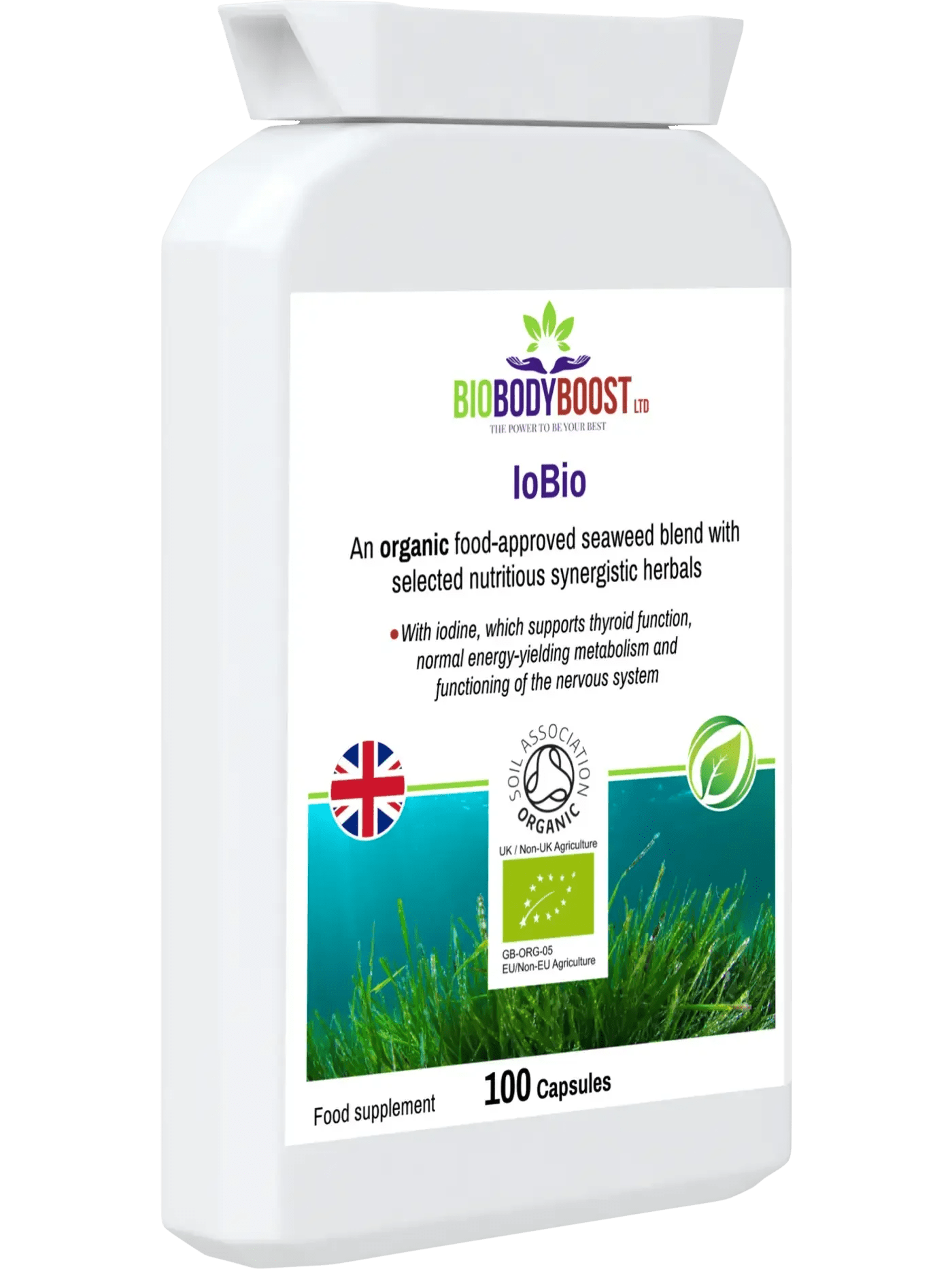 IoBio - Organic Seaweed Herbal Combination - Vitamins & Supplements