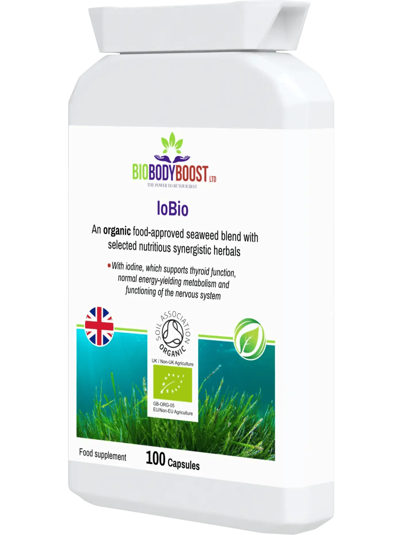 IoBio - Organic Seaweed Herbal Combination - Vitamins & Supplements