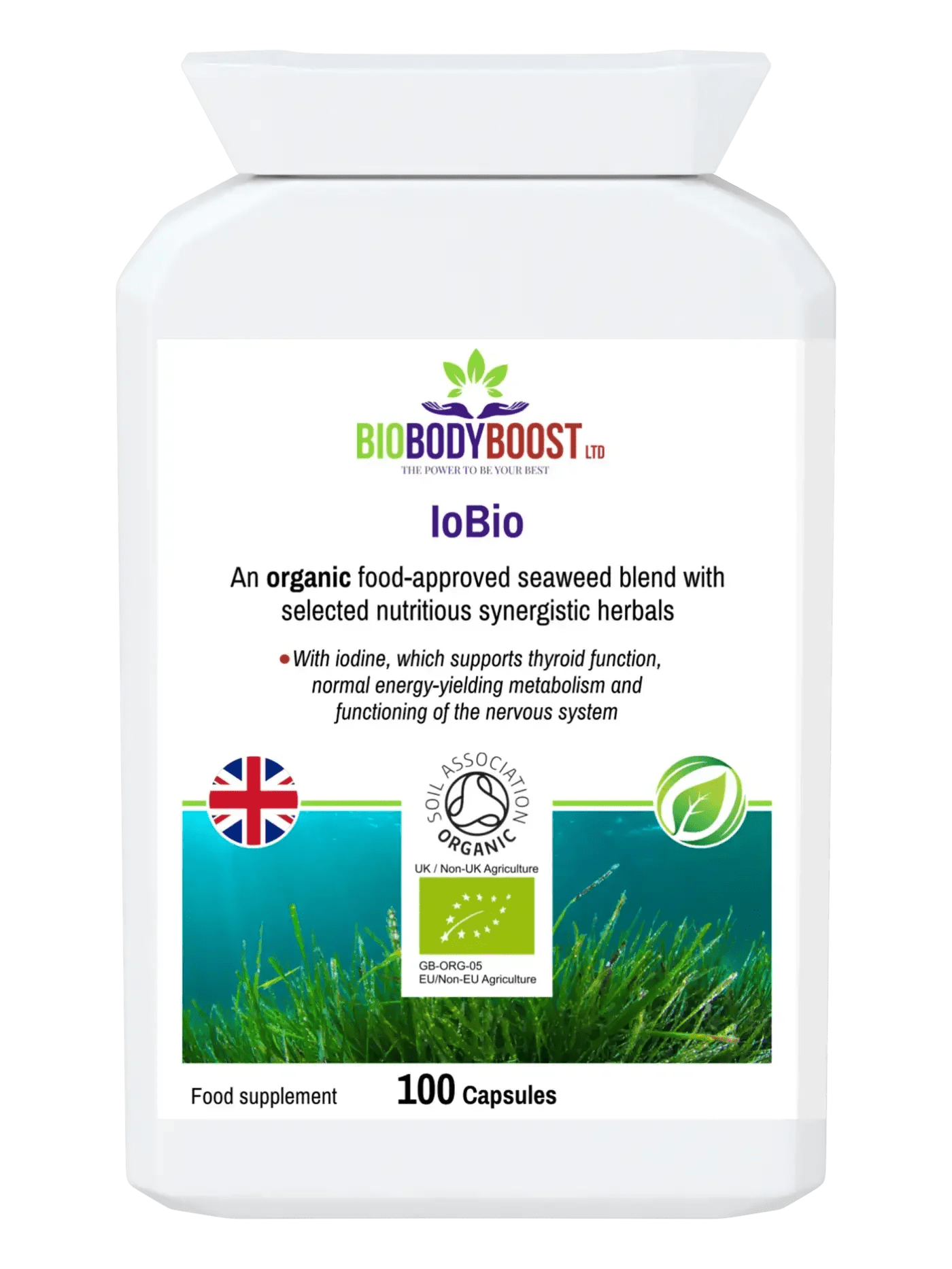 IoBio - Organic Seaweed Herbal Combination - Vitamins & Supplements