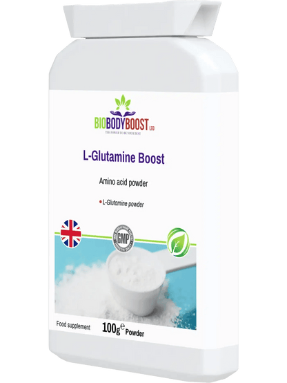 L-Glutamine Boost - Amino Acid Powder - BioBodyBoost