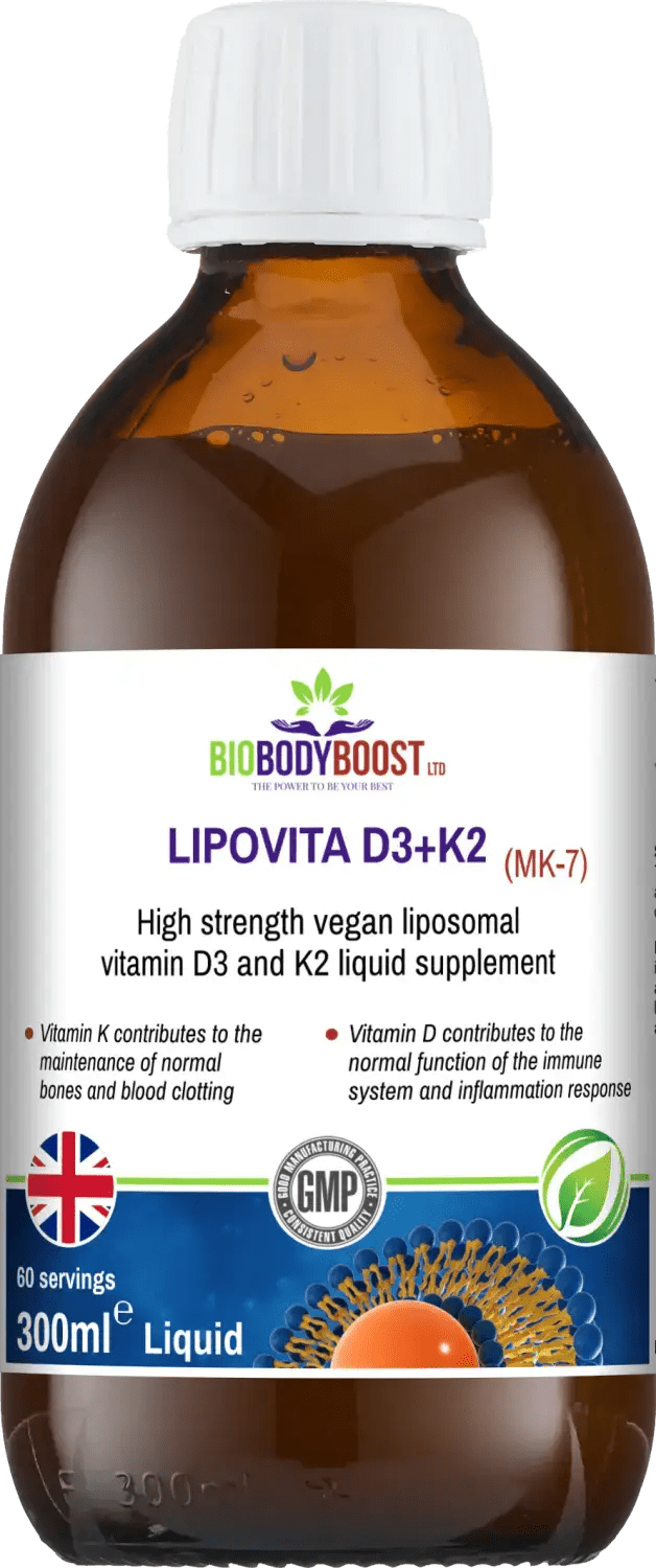 LIPOVITA D3 + K2 - Liposomal Vitamin - Vitamins & Supplements