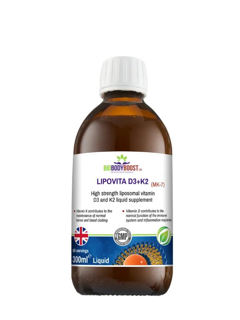 LIPOVITA D3 + K2 - Liposomal Vitamin - Vitamins & Supplements