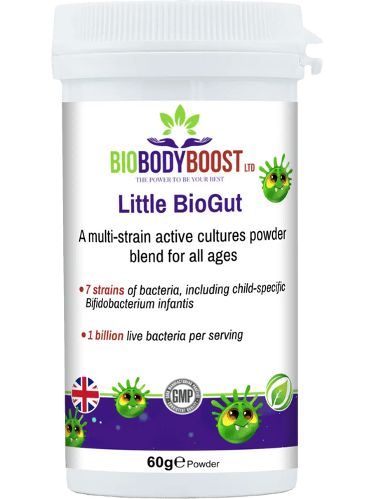 Little BioGut - Vegan Kids Probiotics - Digestive Supplements