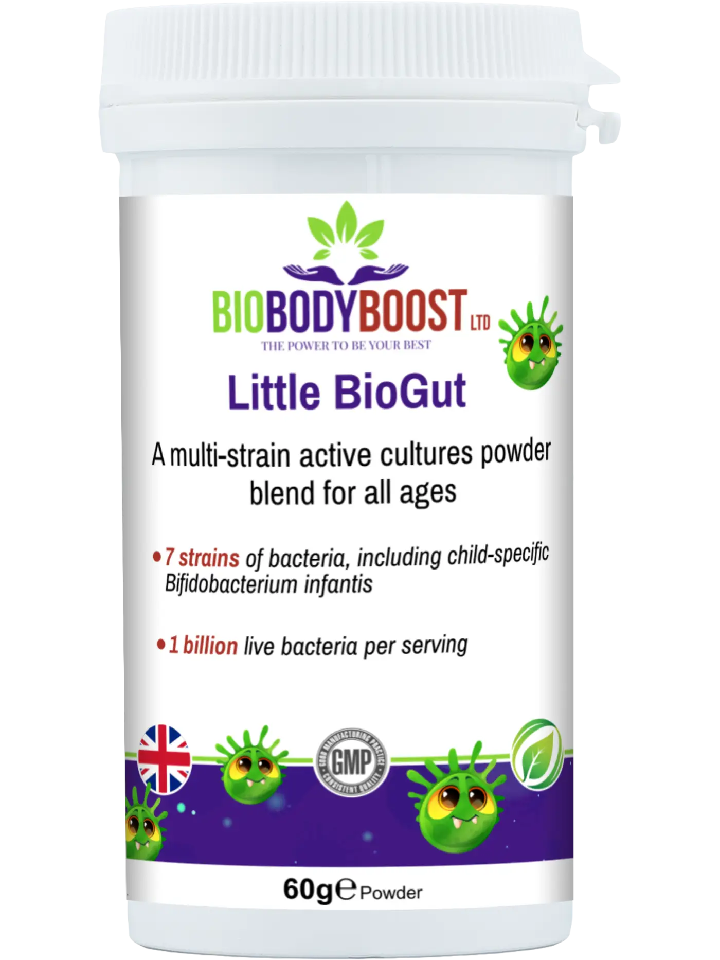 Little BioGut Vegan Kids Prebiotics - Vitamins & Supplements