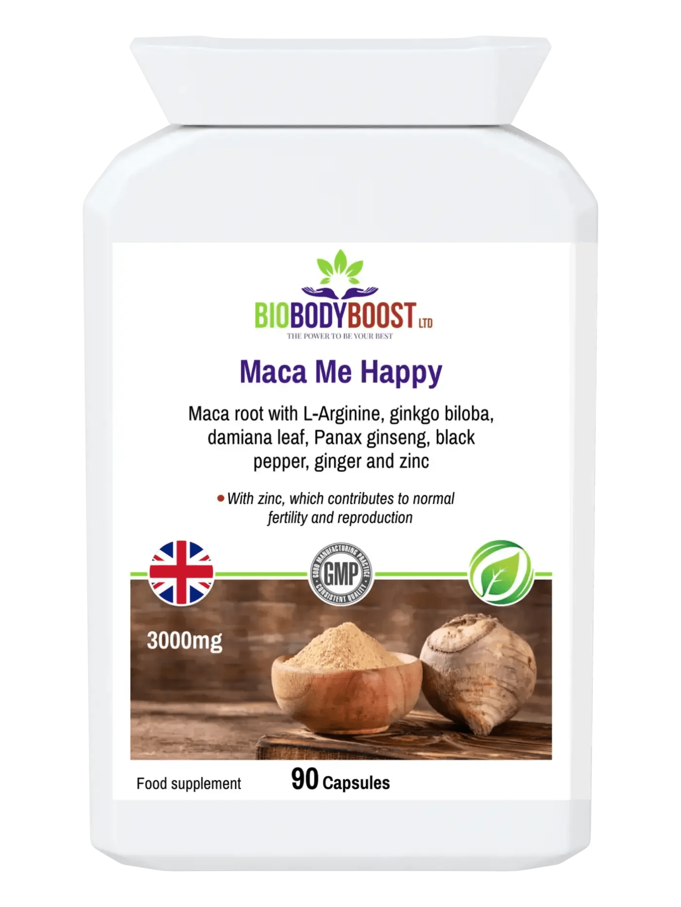 Maca Me Happy - Root Herbs and Minerals - Vitamins & Supplements