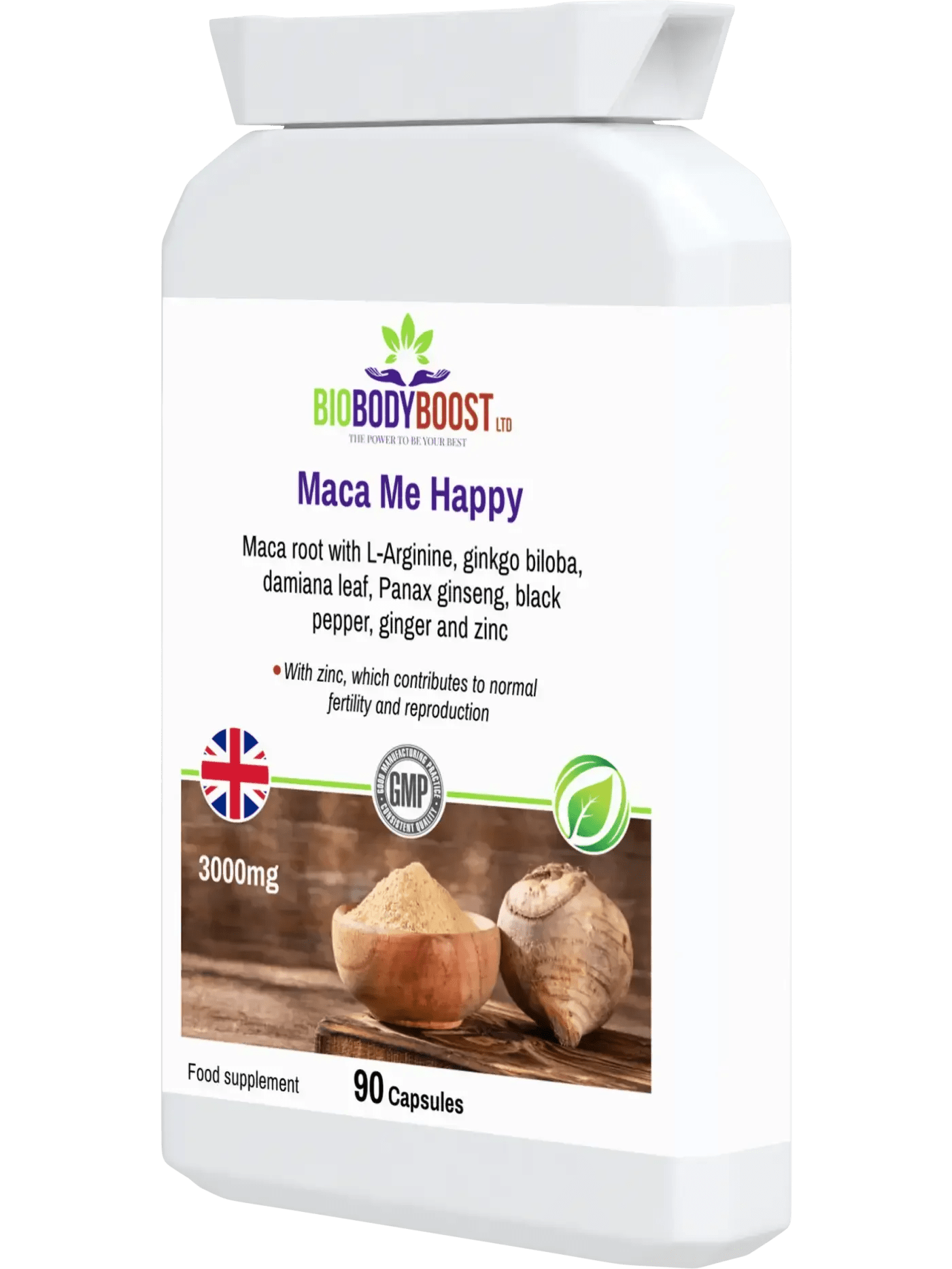 Maca Me Happy - Root Herbs and Minerals - Vitamins & Supplements