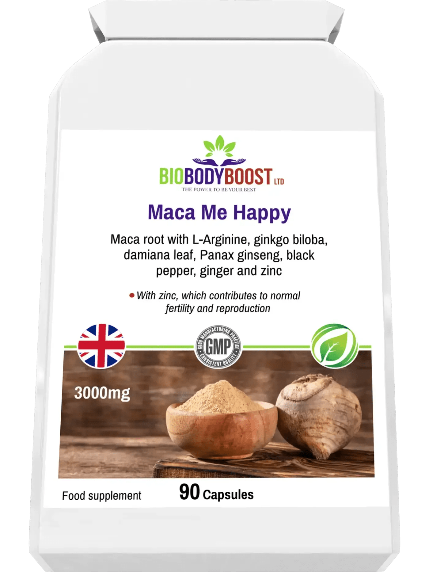 Maca Me Happy - Root Herbs and Minerals - Vitamins & Supplements