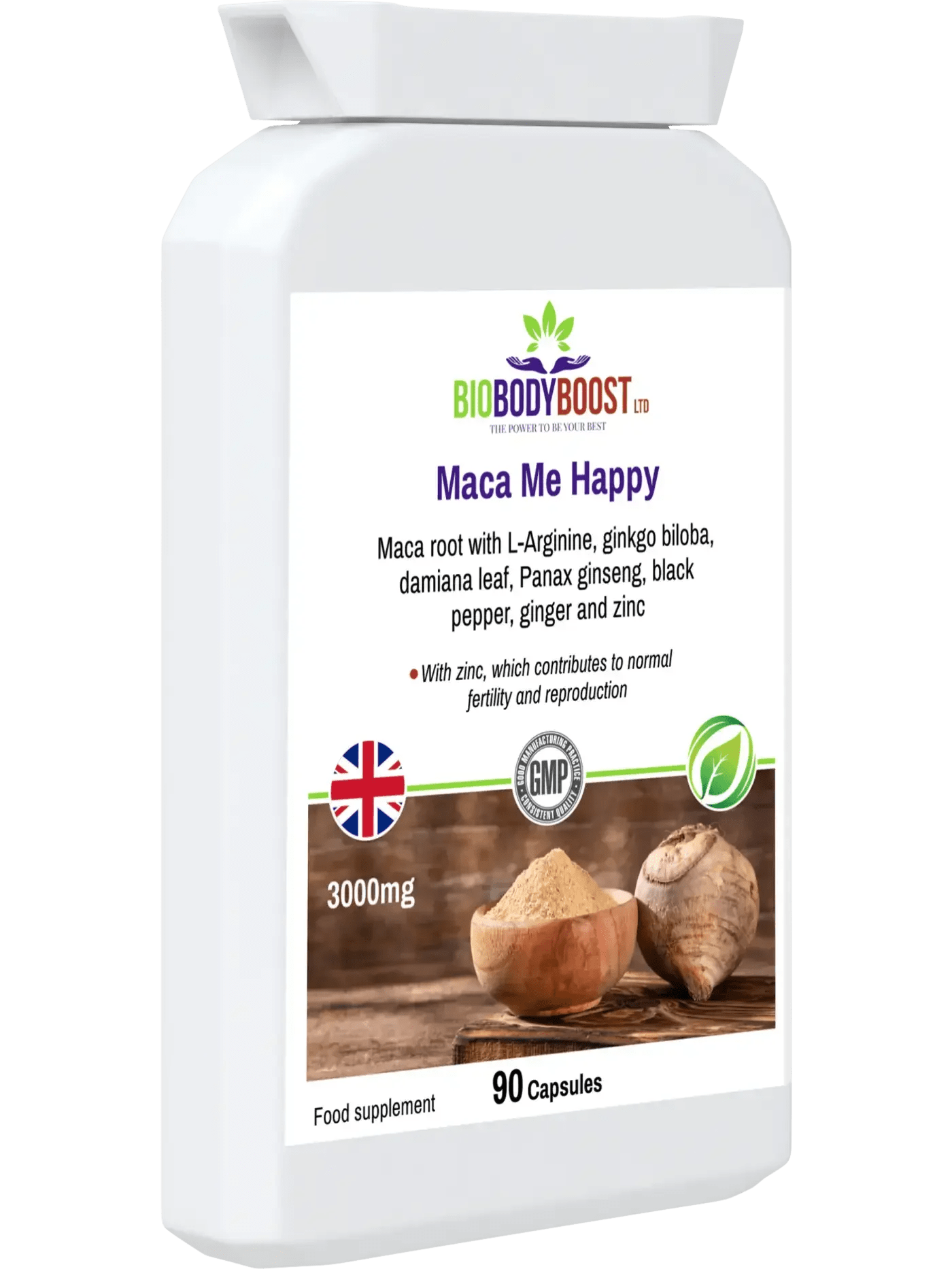 Maca Me Happy - Root Herbs and Minerals - Vitamins & Supplements