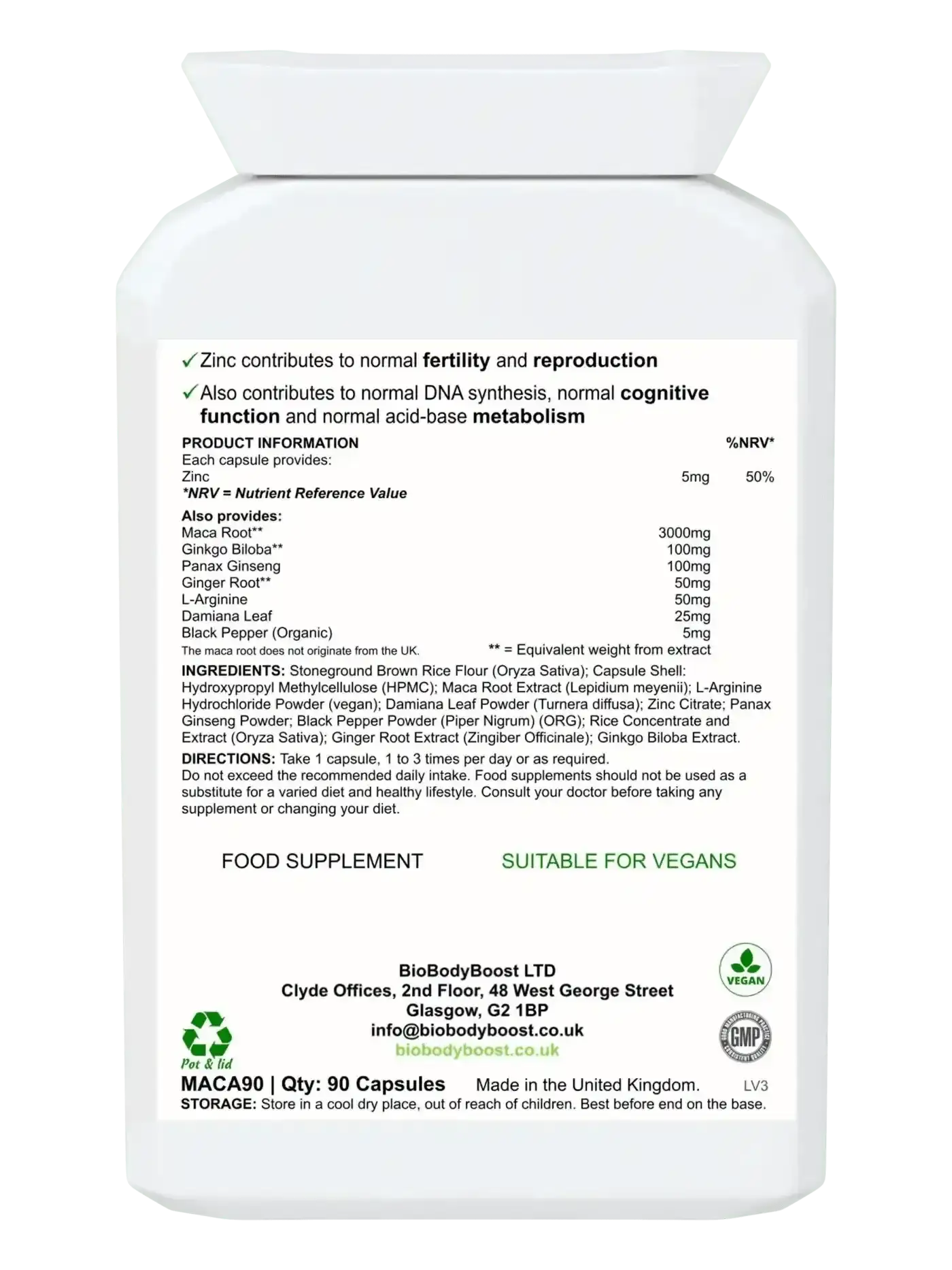 Maca Me Happy – Wellness Supplement - Vitamins & Supplements