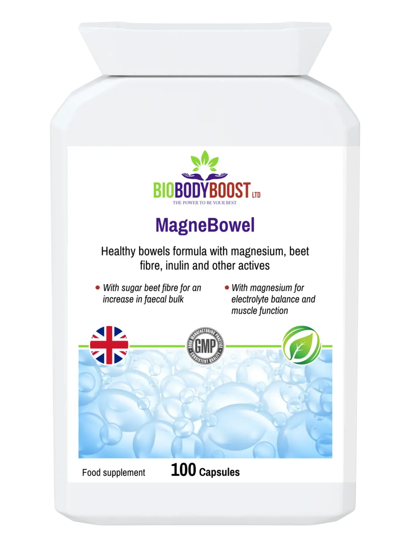 MagneBowel Magnesium Cleanse & Detox Formula - Premium Vitamins & Supplements from BioBodyBoost - Just £19.99! Shop now at BioBodyBoost