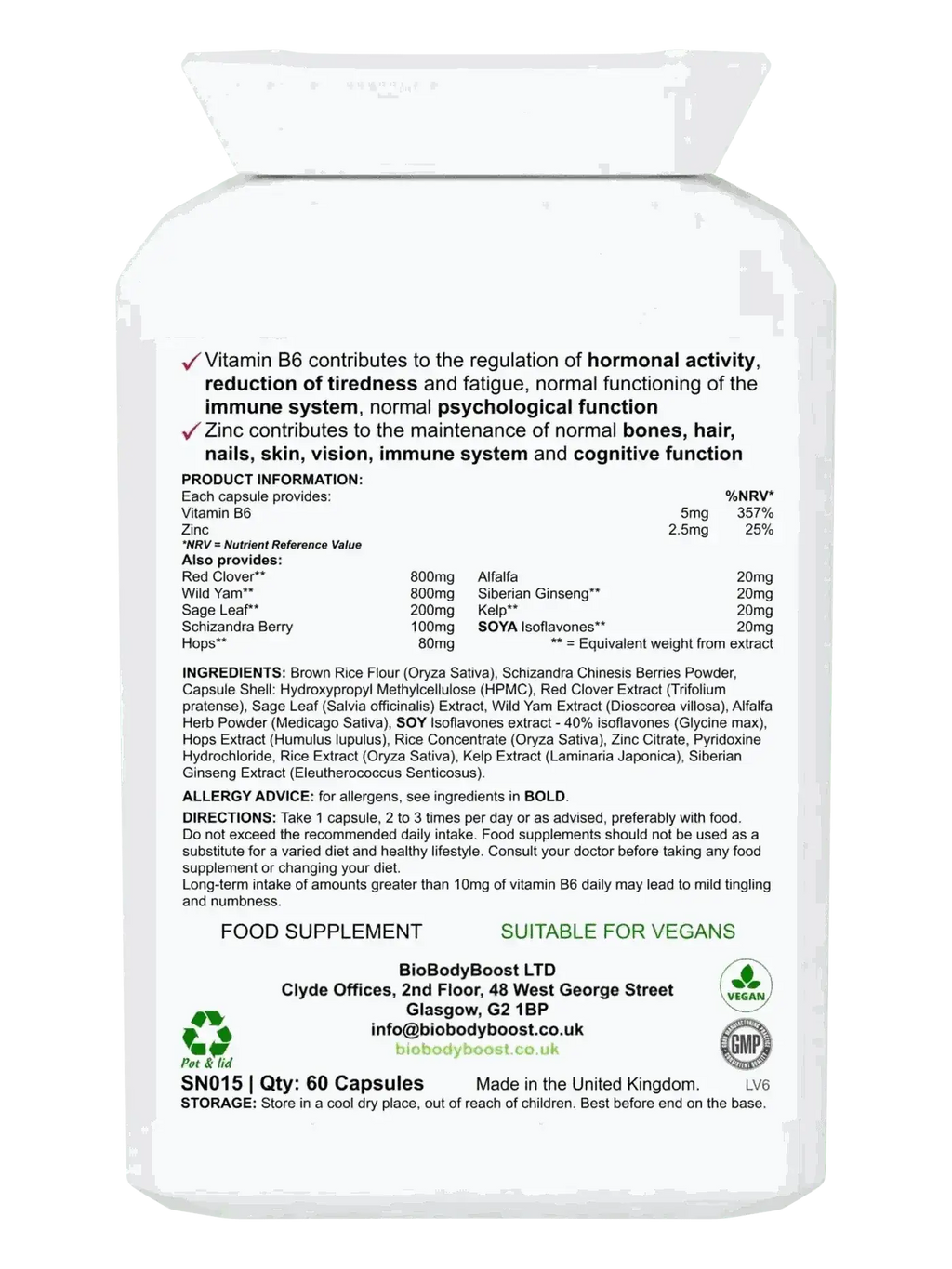 BioFem - Herbal Menopause Supplement - Supplements