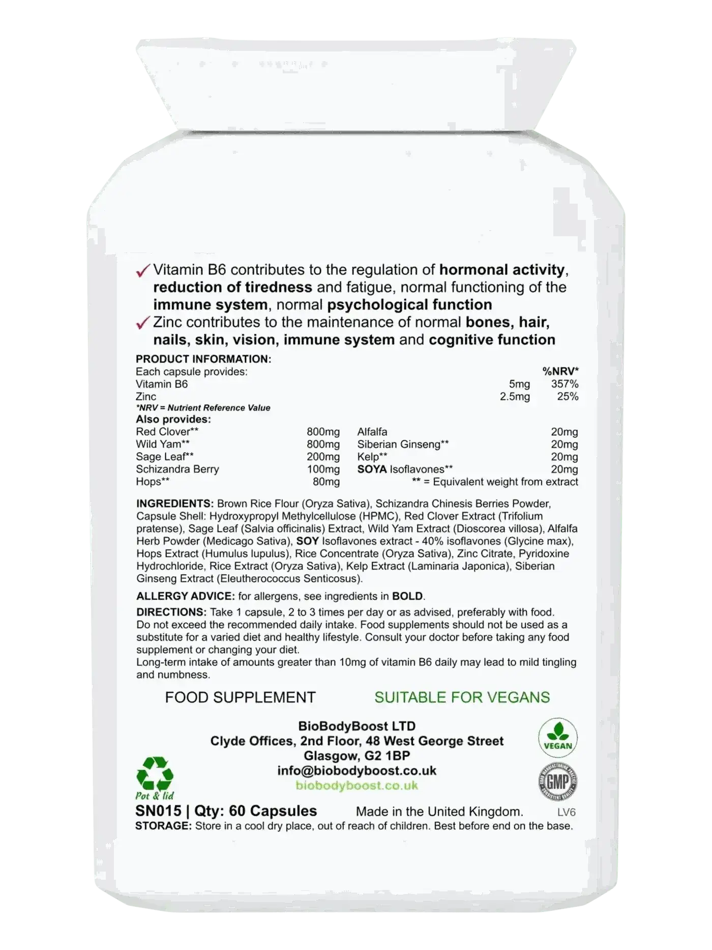 BioFem - Herbal Menopause Supplement - Supplements