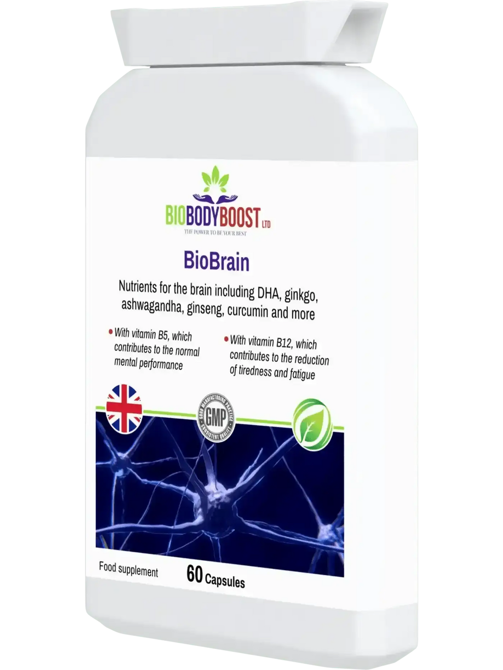 BioBrain - Natural Nootropics Supplement - Brain Supplements