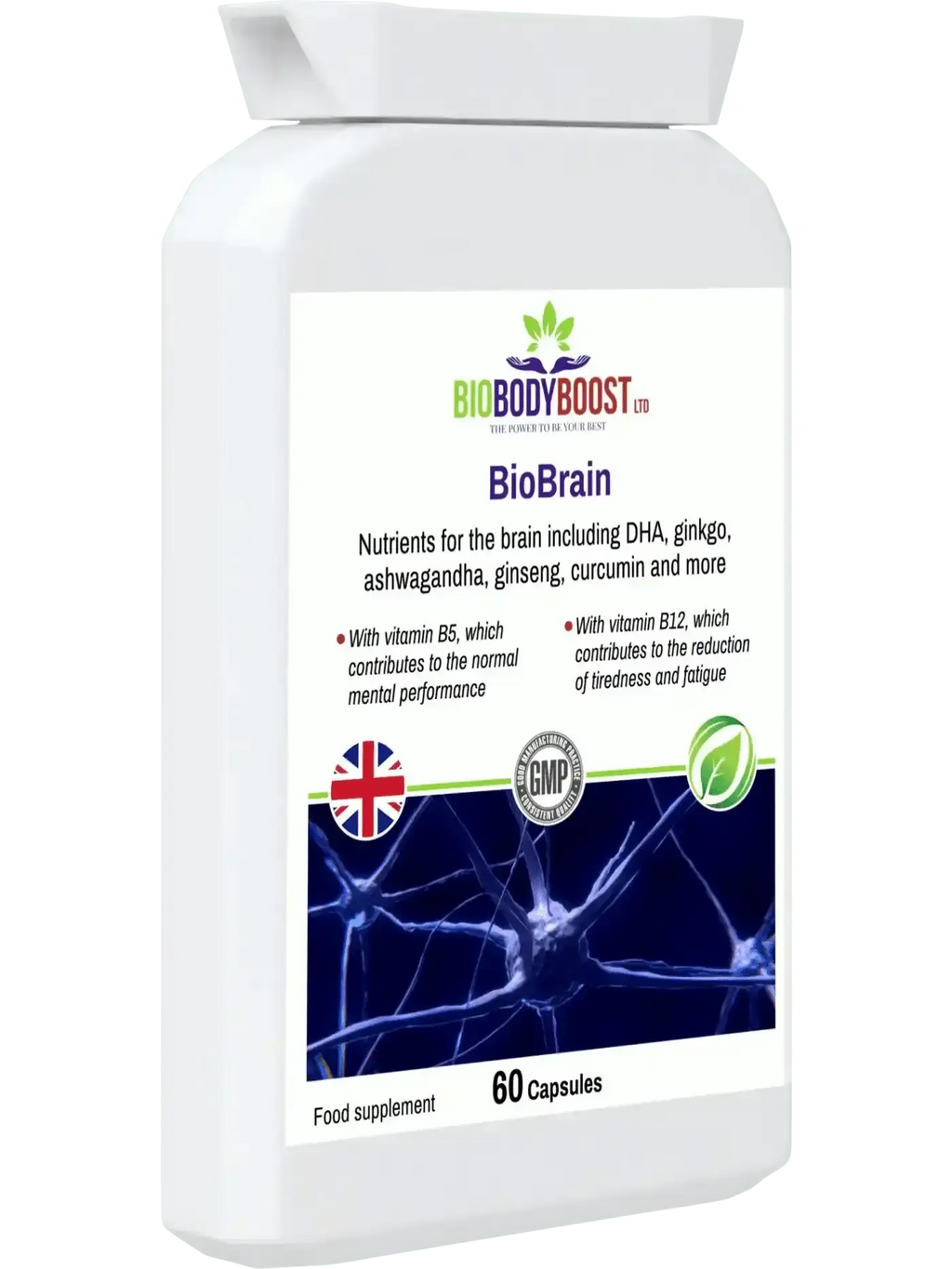 BioBrain - Natural Nootropics Supplement - Brain Supplements