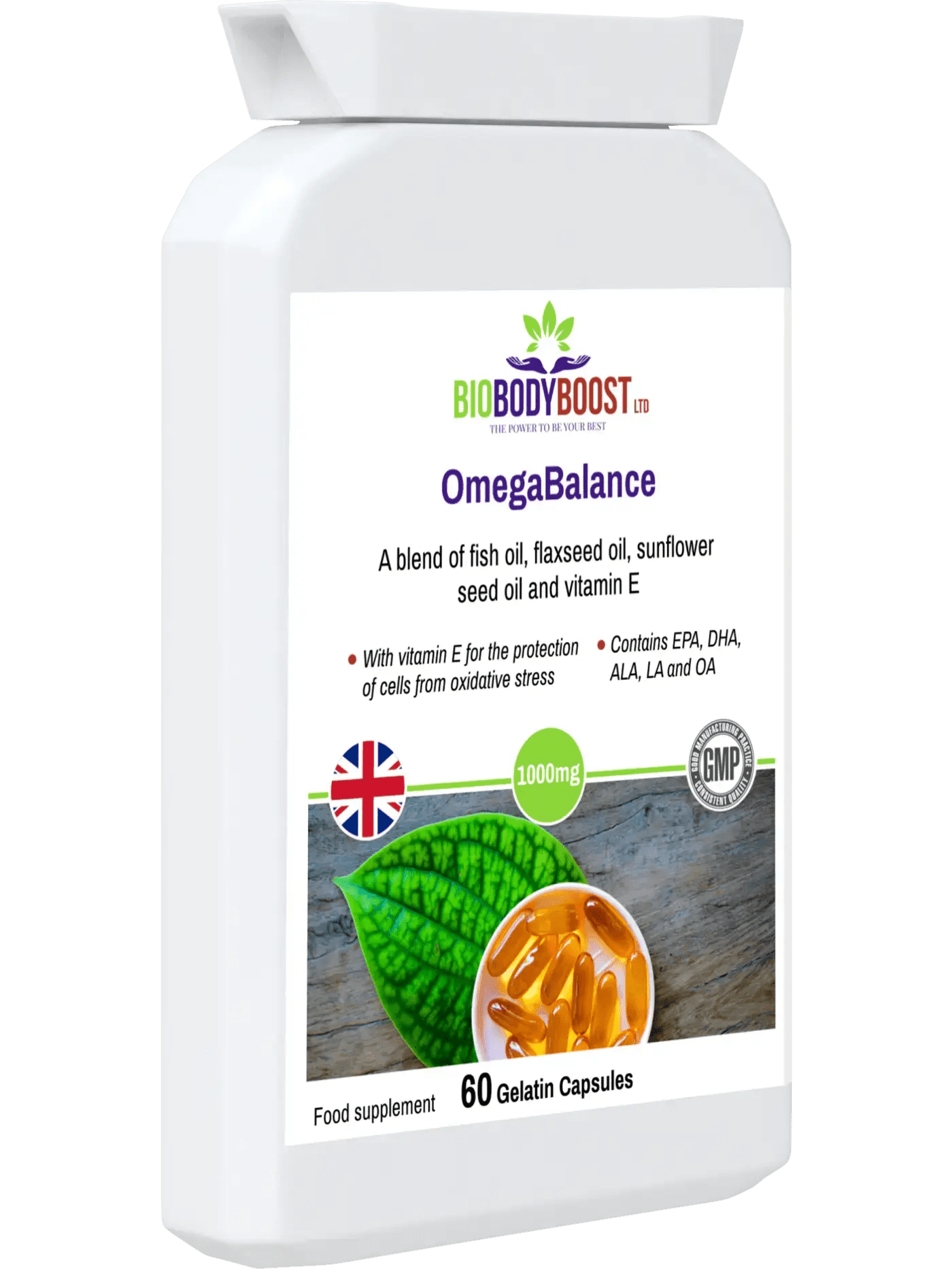 OmegaBalance - Omega 3, 6, 9 Oils Blend - BioBodyBoost