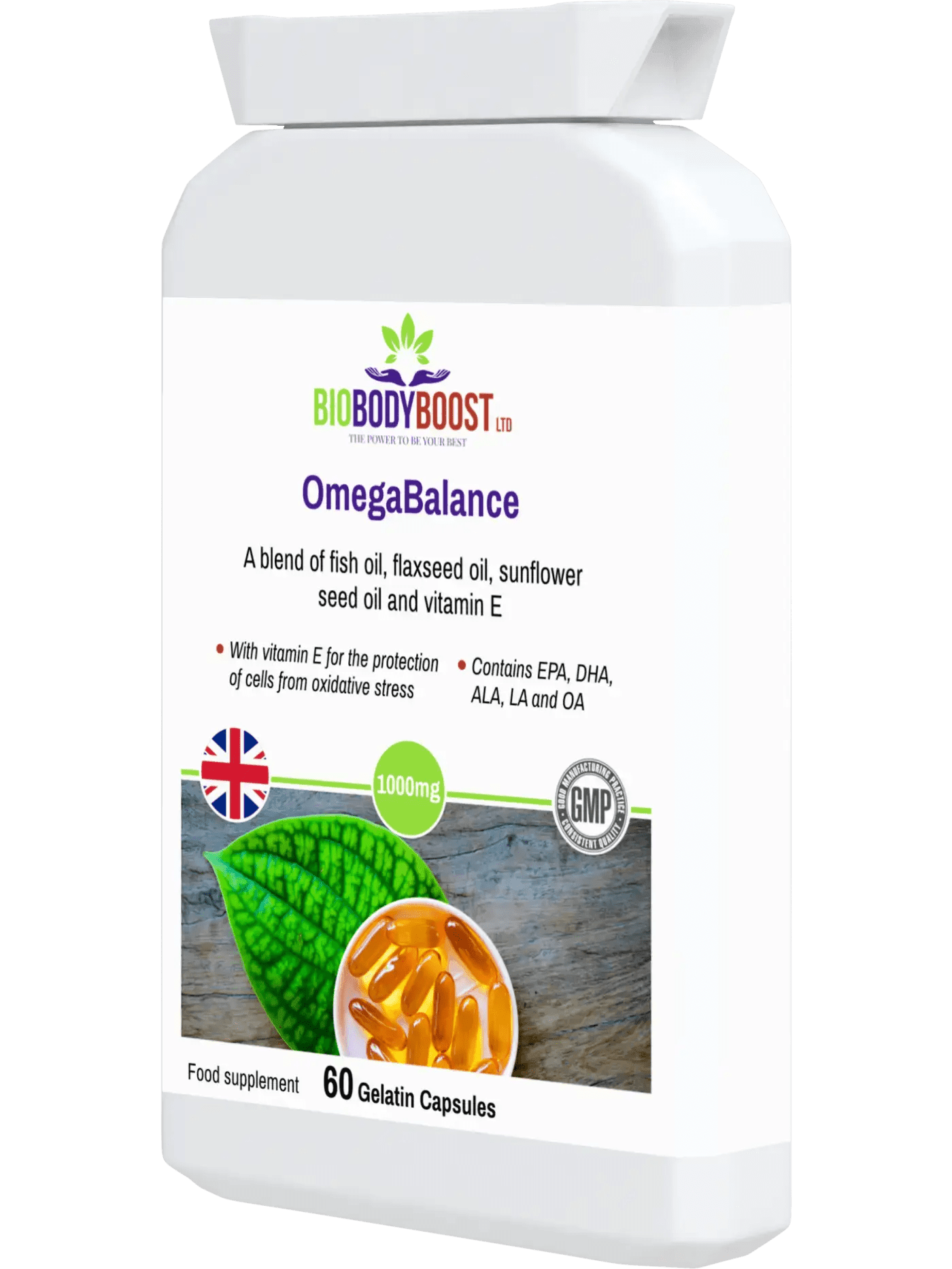 OmegaBalance - Omega 3, 6, 9 Oils Blend - BioBodyBoost