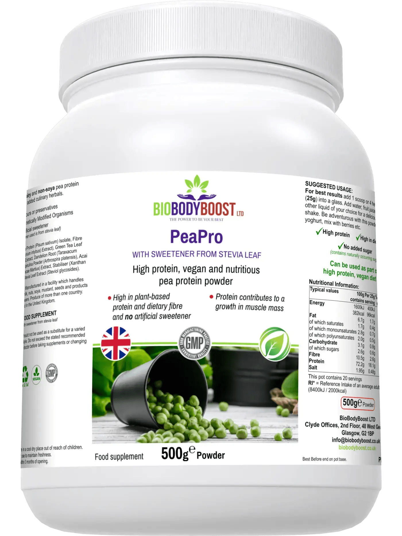 PeaPro - High Protein Pea Powder - Powders