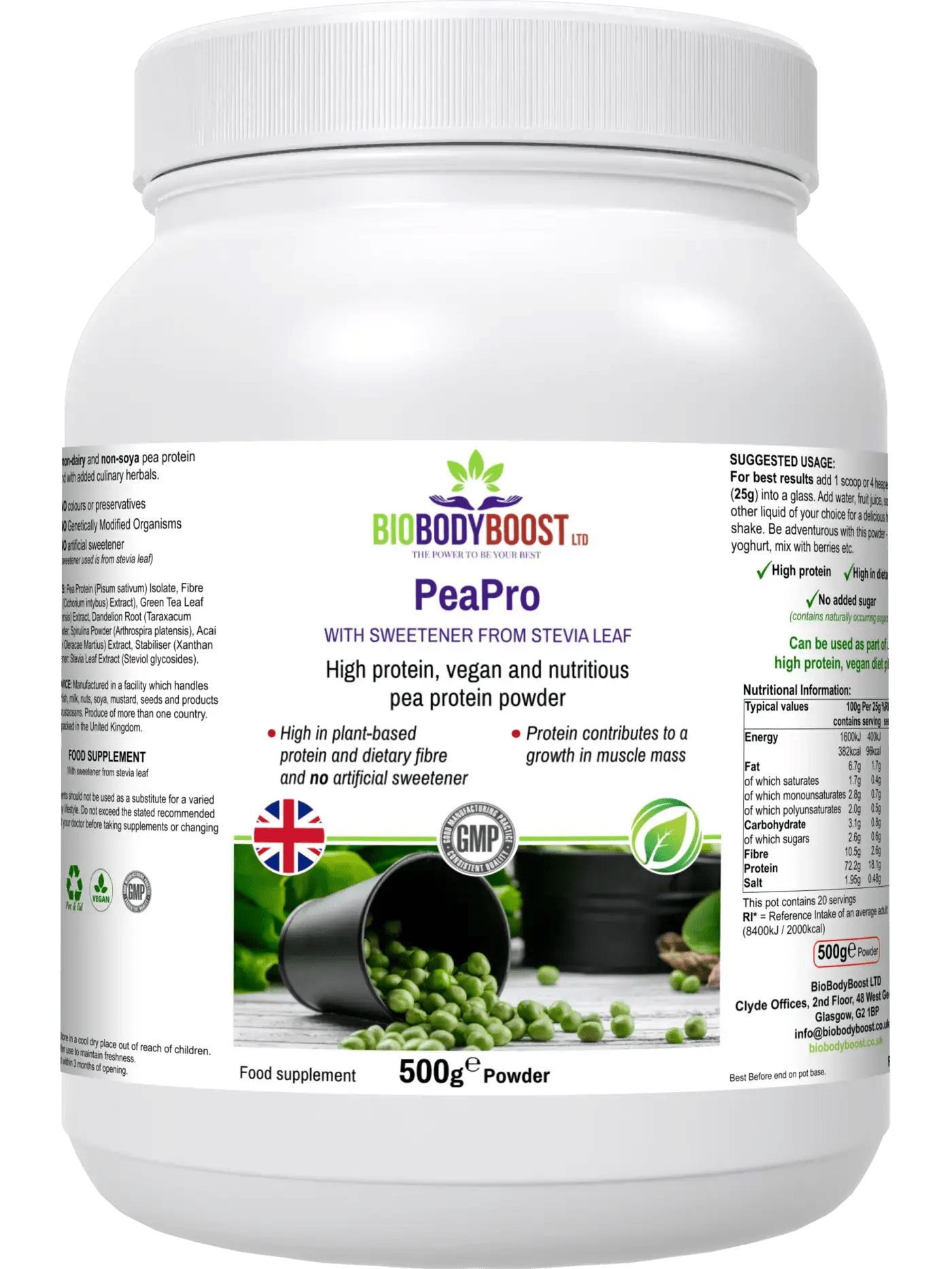 PeaPro - High Protein Pea Powder - Powders